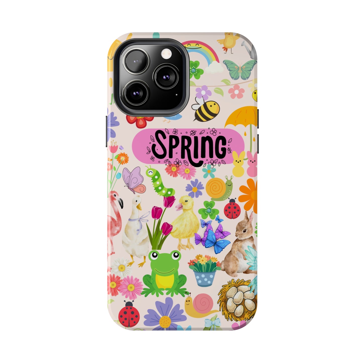 Spring Collage Phone Case, Aesthetic Spring Day Phone Case