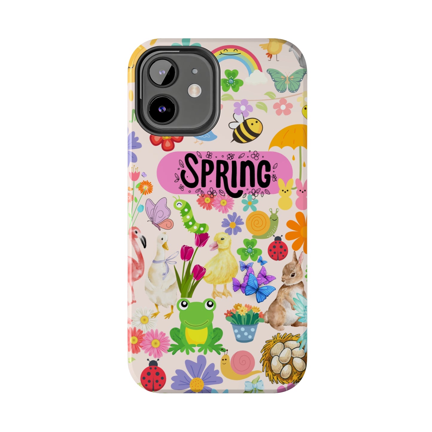 Spring Collage Phone Case, Aesthetic Spring Day Phone Case