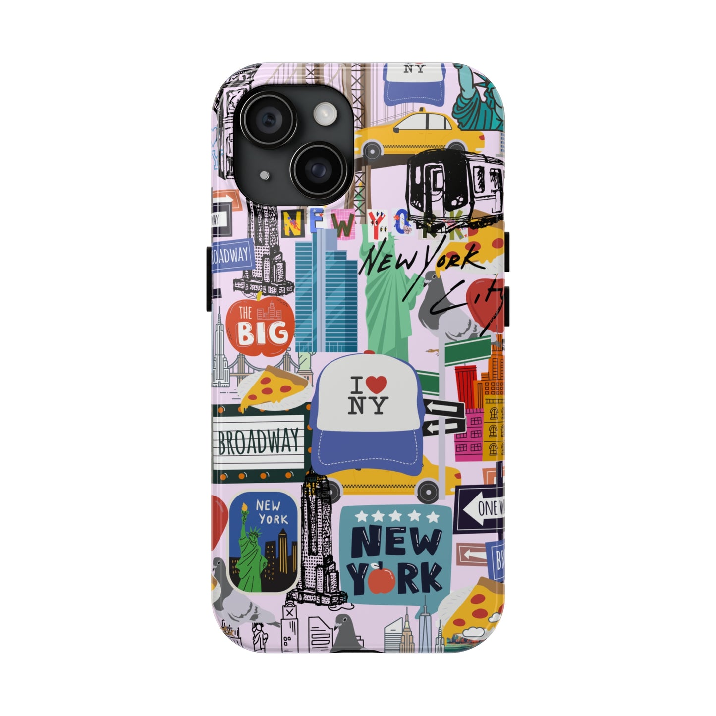 New York Phone Case, NYC Collage Phone Case, Aesthetic Manhattan Phone Case, NY Style Tough Phone Cases