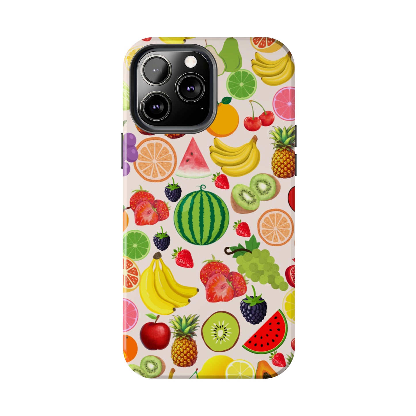 Fruit Phone Case, Fruits Collage Phone Case, Scrapbook Aesthetic Fruits Phone Case, Vegan Vegetarian, Spring Phone Case, Summer Phone Case