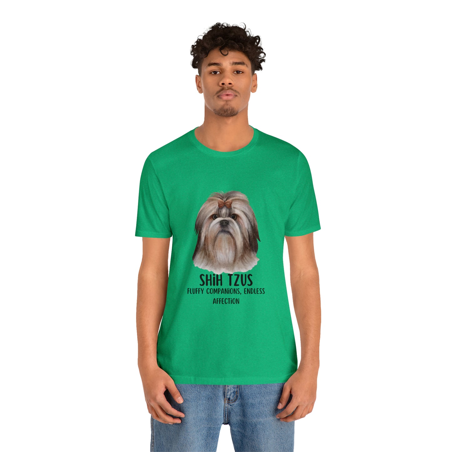 Shih Tzu T-Shirt, Shih Tzu Shirt, Dog Tee, Shih Tzus Fluffy Companions Endless Affection Shirt, Shih Tzu Owner Gift, Teacup Dog Bread