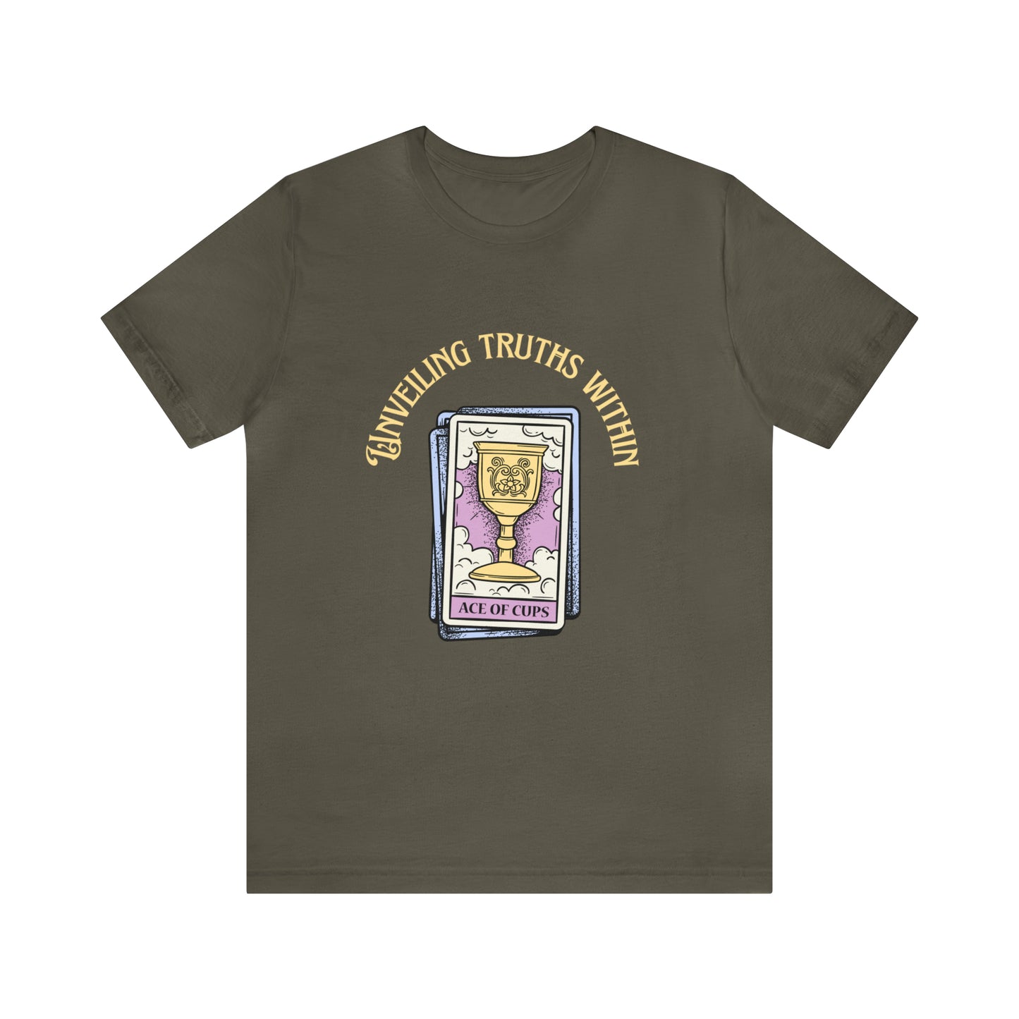 Unveiling Truths Within Tarot Card T-Shirt, Ace of Cups T-Shirt, Witchy Woman Tarot Card Shirt, Divination T-Shirt, Wicca Shirt Wiccan Shirt