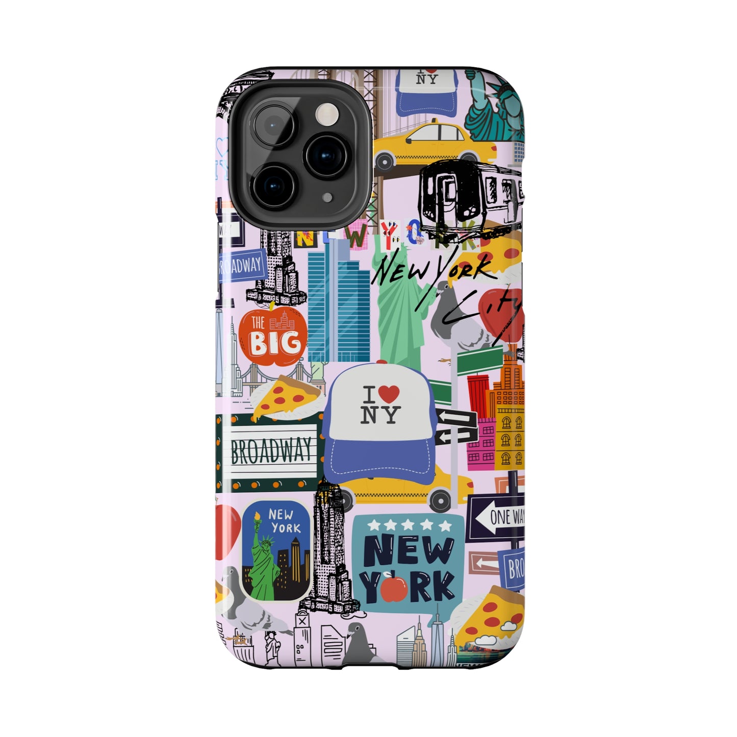 New York Phone Case, NYC Collage Phone Case, Aesthetic Manhattan Phone Case, NY Style Tough Phone Cases