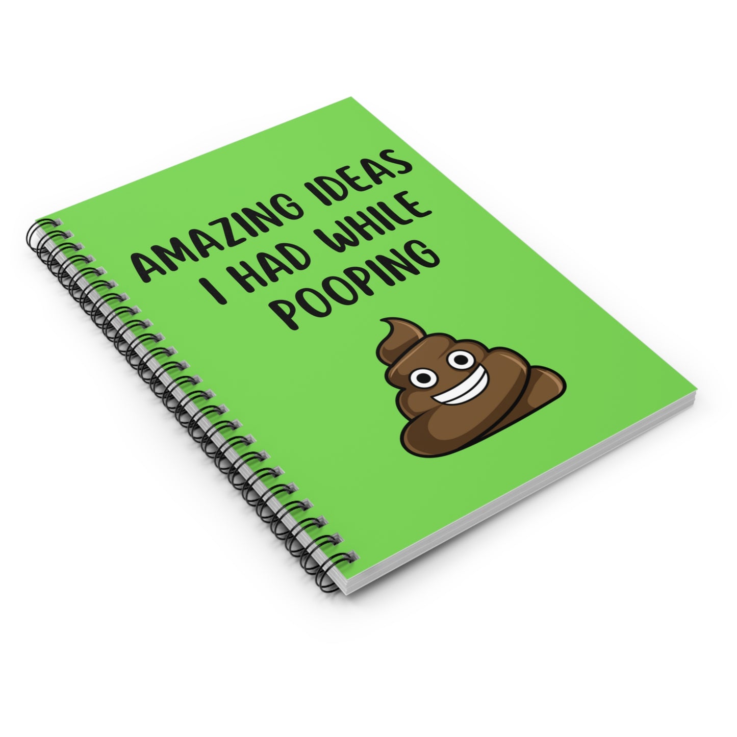 Amazing Ideas I had While Pooping Notebook, Funny NoteBook, Funny Toilet Humor Notebook, Funny Poo Journal Gift, Coworker Gift Stationery