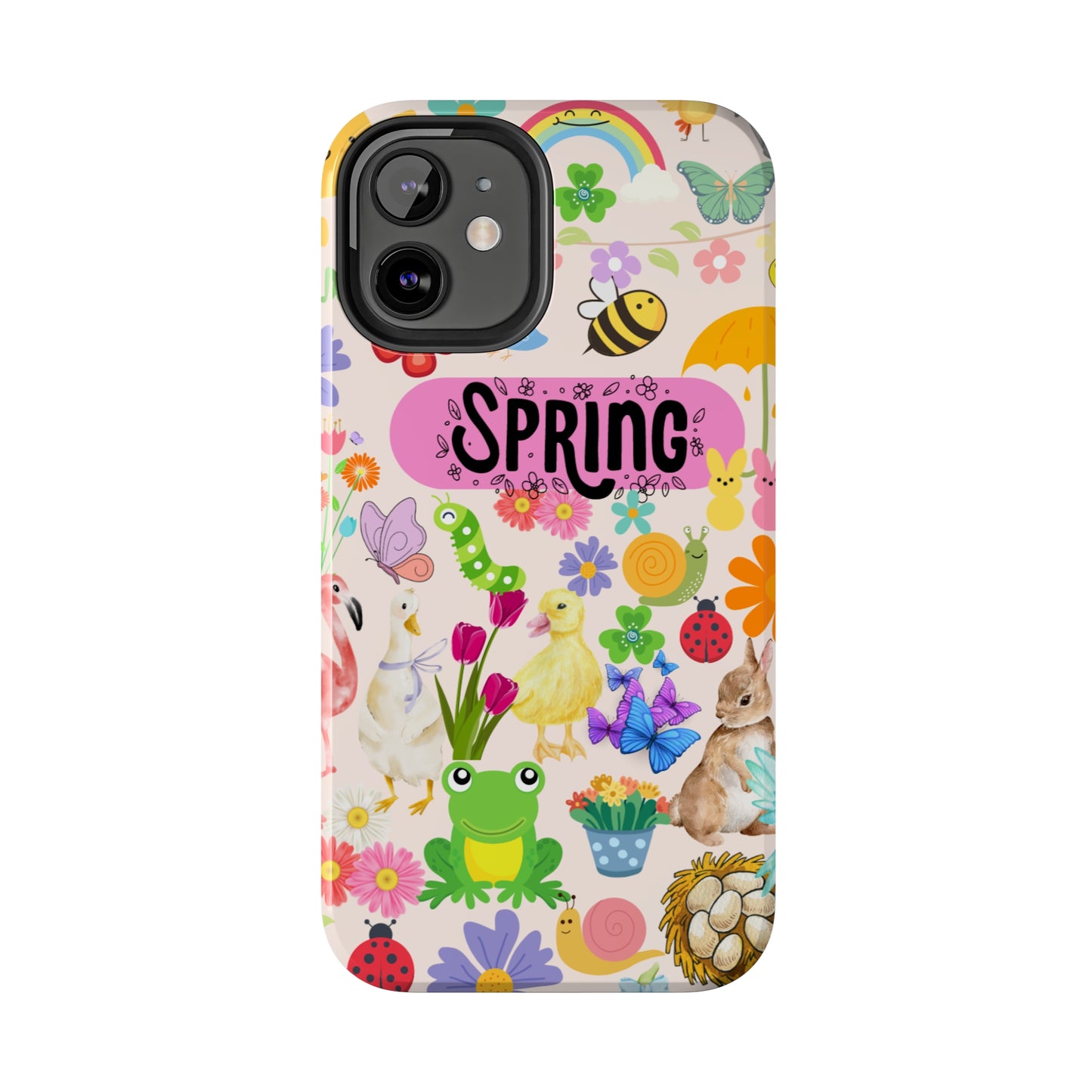 Spring Collage Phone Case, Aesthetic Spring Day Phone Case