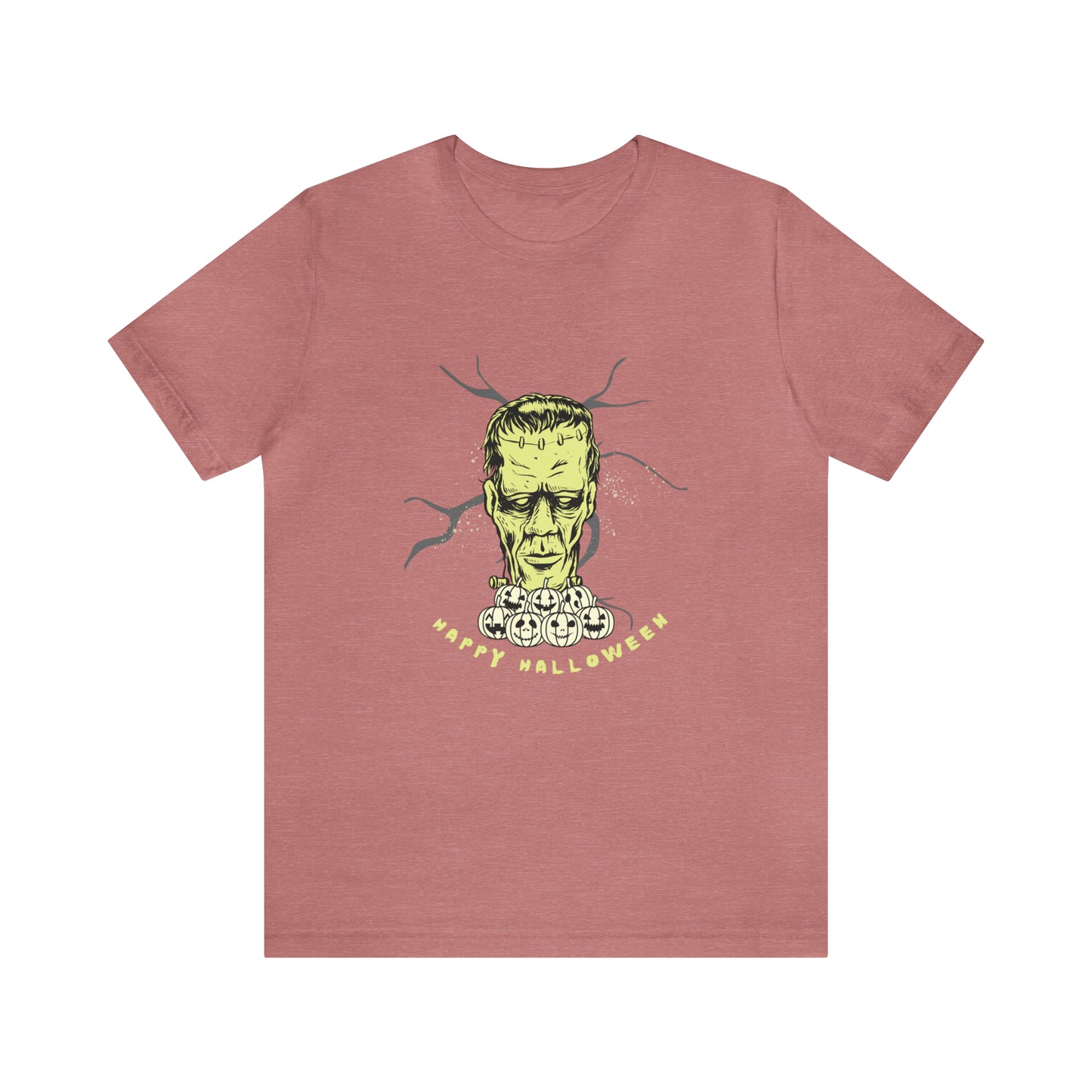 Frankenstein Shirt, Frankenstein's Monster T-Shirt, Frankenstein T-Shirt, Happy Halloween Shirt, Halloween Shirt, Green Monster Shirt Unisex