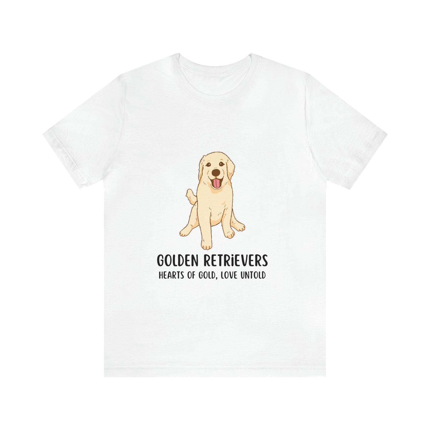 Golden Retriever T-Shirt, Golden Retriever Shirt, Dog Tee, Golden Retrievers Hearts of Gold Love Untold Shirt, Golden Retriever Owner Gift