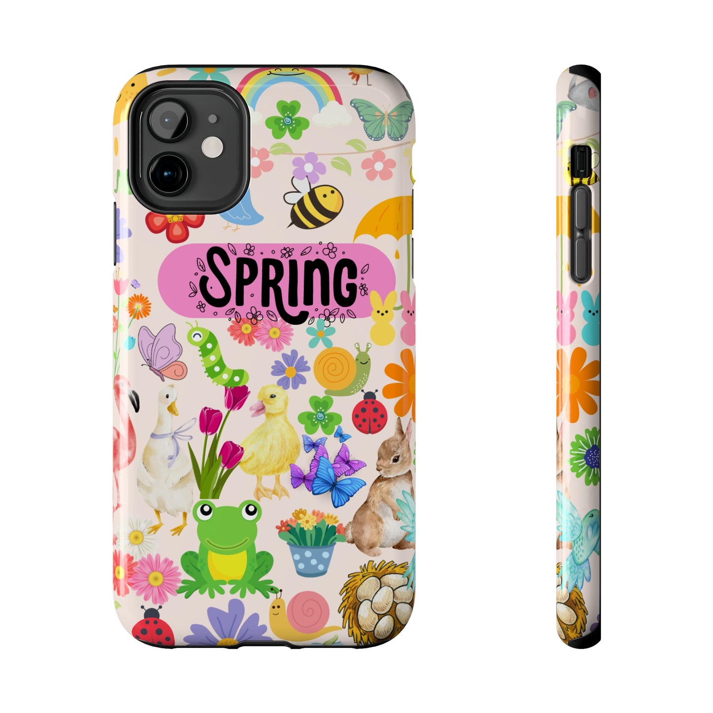 Spring Collage Phone Case, Aesthetic Spring Day Phone Case