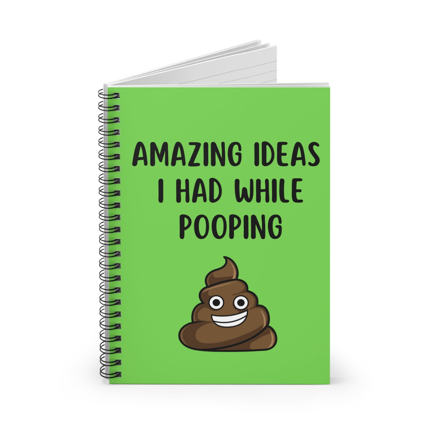 Amazing Ideas I had While Pooping Notebook, Funny NoteBook, Funny Toilet Humor Notebook, Funny Poo Journal Gift, Coworker Gift Stationery