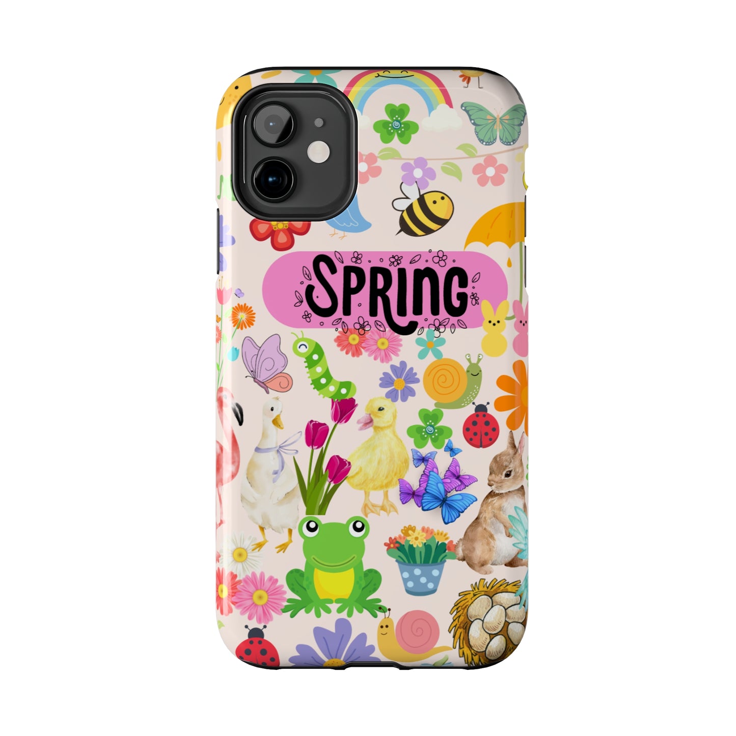 Spring Collage Phone Case, Aesthetic Spring Day Phone Case