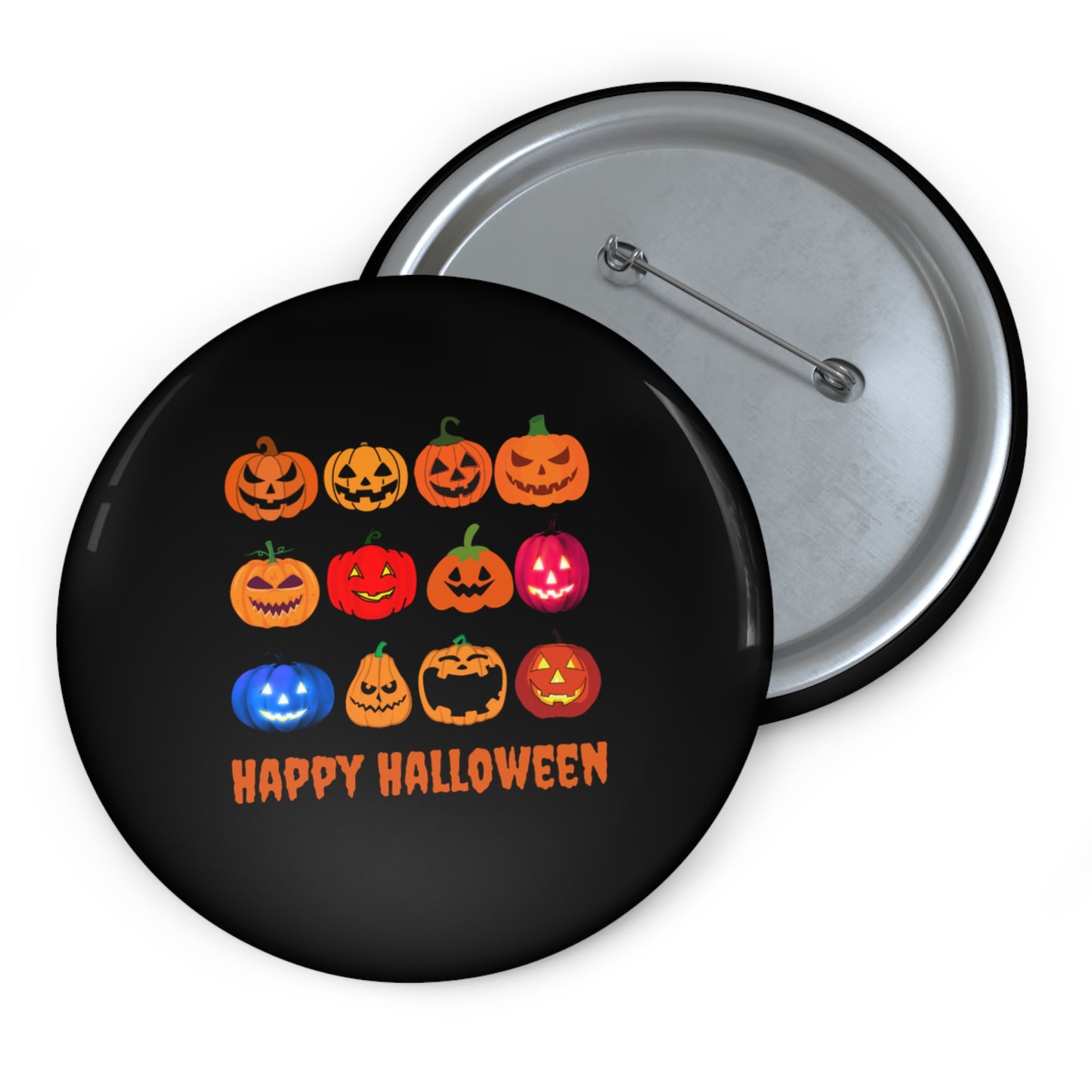 Jack O' Lantern Pin, Jack O' Lantern Button, Pumpkins Pin, Pumpkins Button, Halloween Pin Back Button, Halloween Gift, Pumpkin Badge