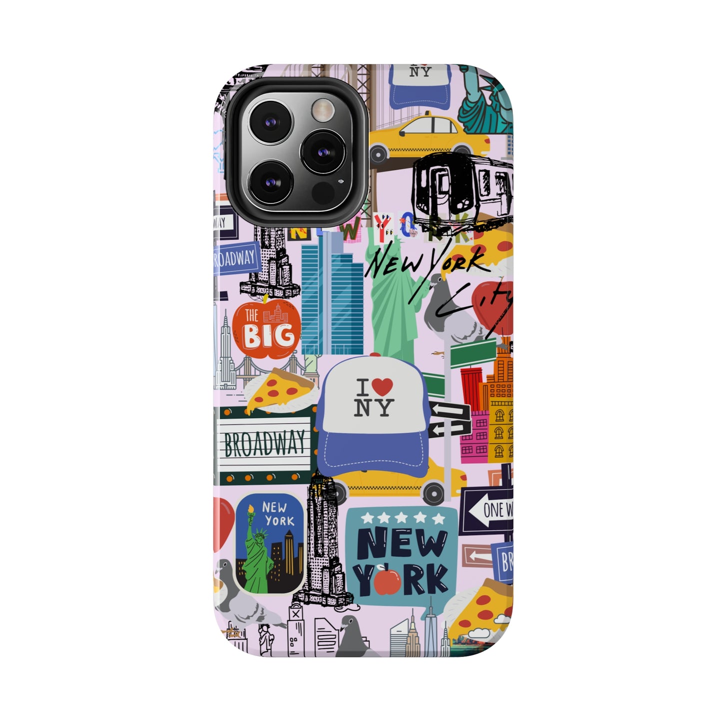 New York Phone Case, NYC Collage Phone Case, Aesthetic Manhattan Phone Case, NY Style Tough Phone Cases