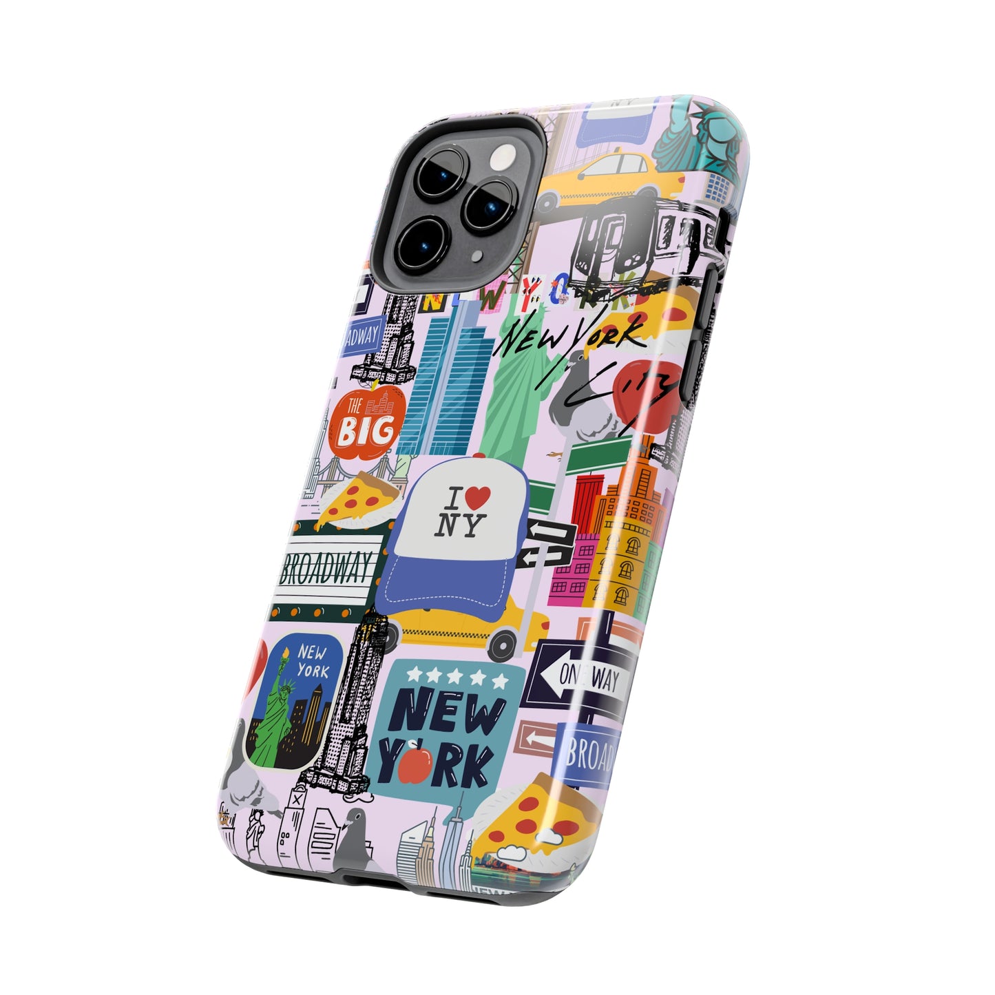 New York Phone Case, NYC Collage Phone Case, Aesthetic Manhattan Phone Case, NY Style Tough Phone Cases