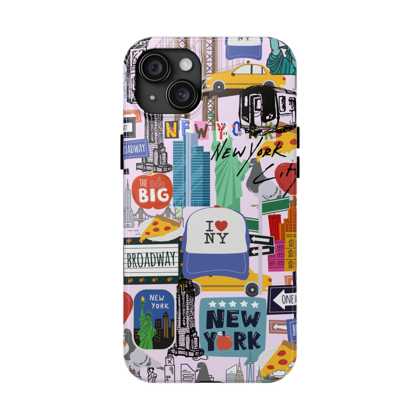 New York Phone Case, NYC Collage Phone Case, Aesthetic Manhattan Phone Case, NY Style Tough Phone Cases