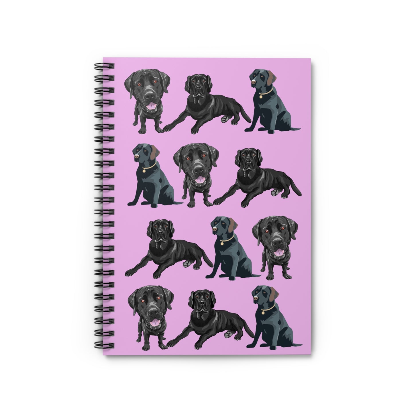 Black Lab Notebook, Black Lab Gifts, Labrador Notebook, Black Labrador Retriever Notebook, Labrador Notepad, Black Labrador Stationery