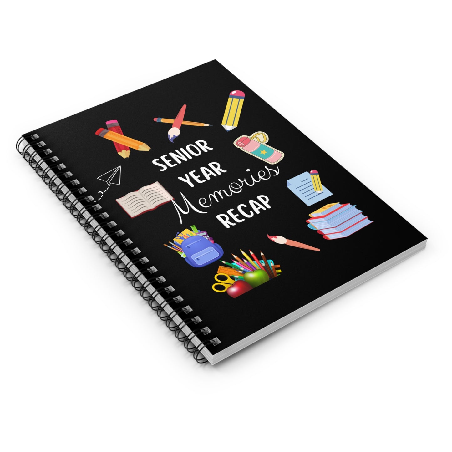 Senior Year Memories Recap Notebook Journal, Seniors School Year Notebook, Senior College Notebook, School Notebook, Seniors Stationery