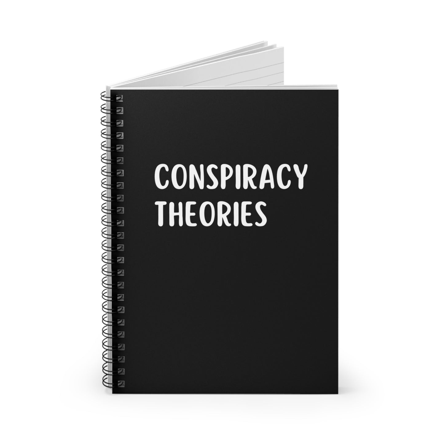 Funny Conspiracy Theories Notebook, Funny Gift For Conspiracy Theorists, Conspiracy Theories Notebook Planner Stationery, Coworker Gifts