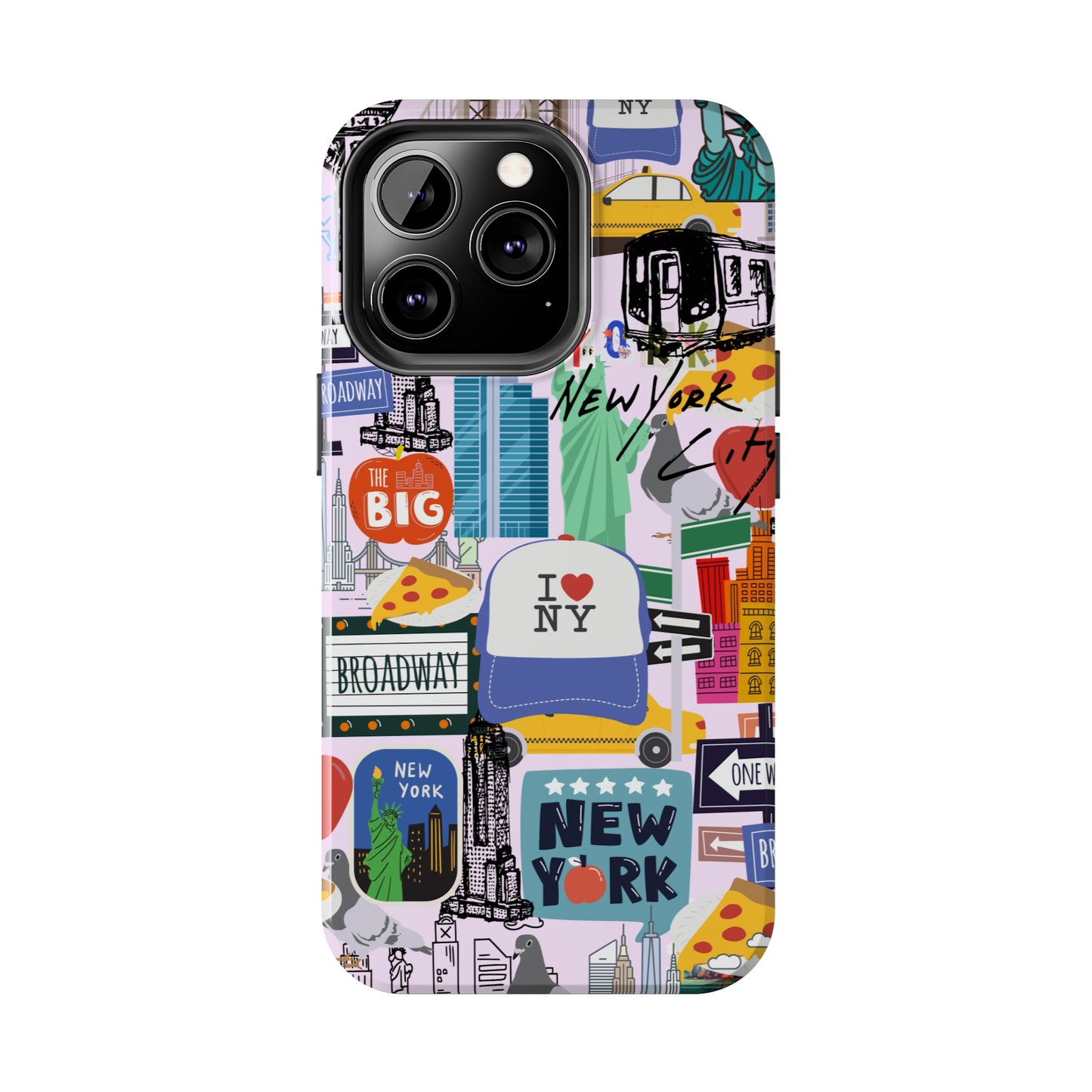 New York Phone Case, NYC Collage Phone Case, Aesthetic Manhattan Phone Case, NY Style Tough Phone Cases