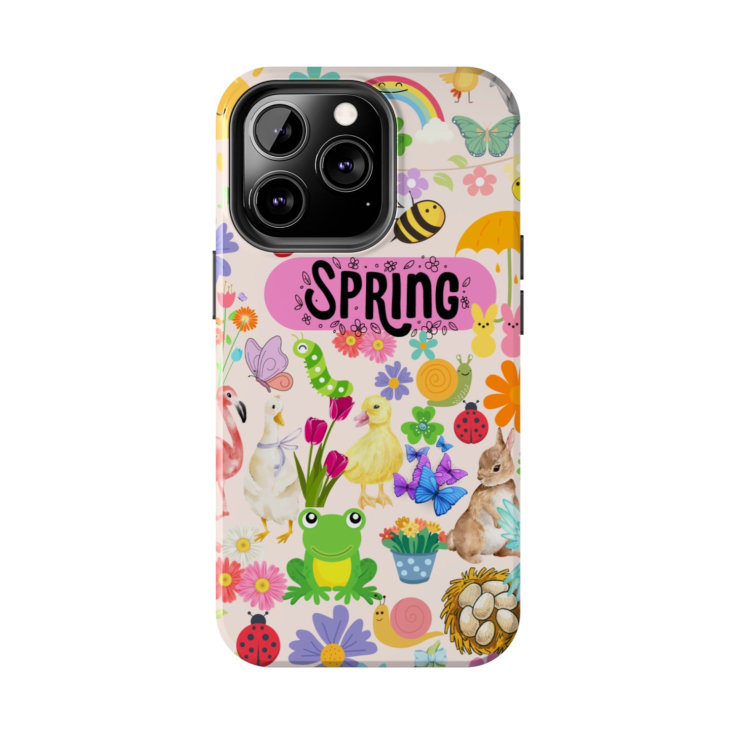 Spring Collage Phone Case, Aesthetic Spring Day Phone Case