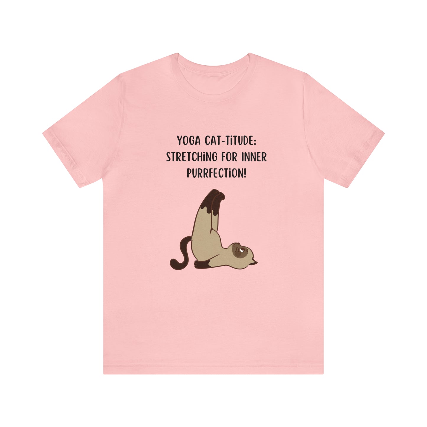 Yoga Cat T-Shirt, Yoga Shirt, Yoga Cat-titude Shirt, Yoga T-Shirt, Yoga Poses Shirt, Yoga Teacher Shirt, Gift For Yoga Teacher or Yoga Lover