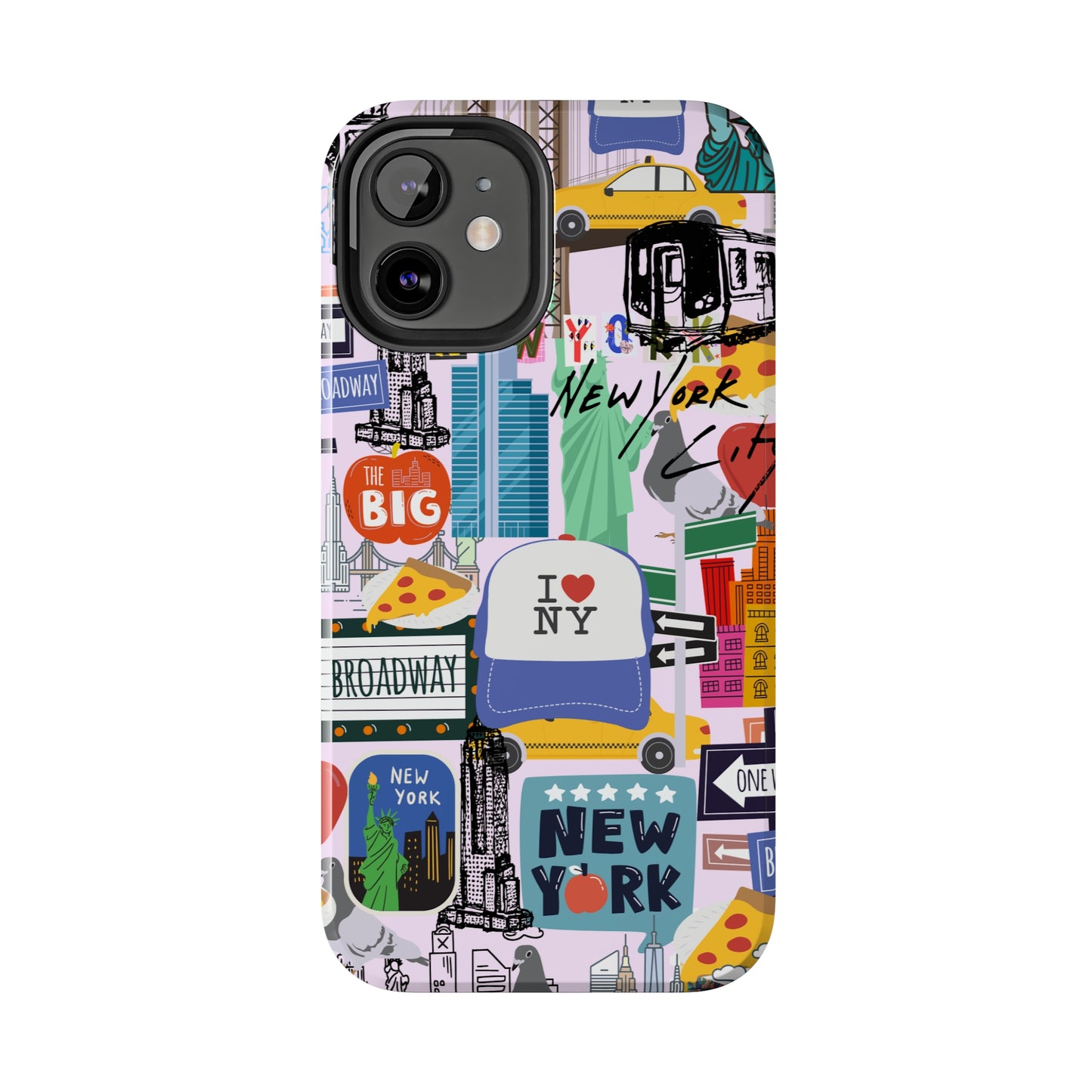 New York Phone Case, NYC Collage Phone Case, Aesthetic Manhattan Phone Case, NY Style Tough Phone Cases