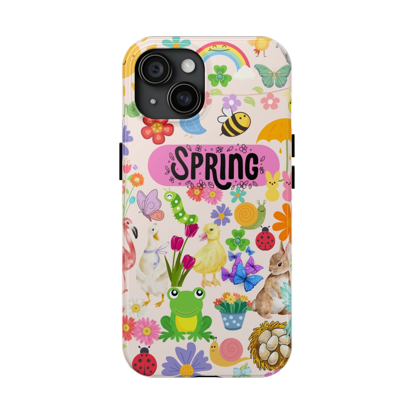 Spring Collage Phone Case, Aesthetic Spring Day Phone Case