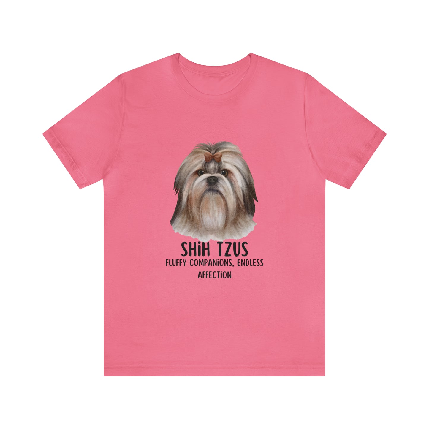 Shih Tzu T-Shirt, Shih Tzu Shirt, Dog Tee, Shih Tzus Fluffy Companions Endless Affection Shirt, Shih Tzu Owner Gift, Teacup Dog Bread