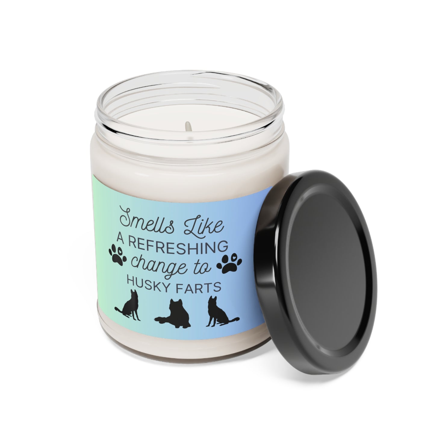 Husky Candle | Smells Like a Refreshing Change to Husky Farts Candle | Funny Gift for Husky Owner | Dog Farts Candle for Husky Mom