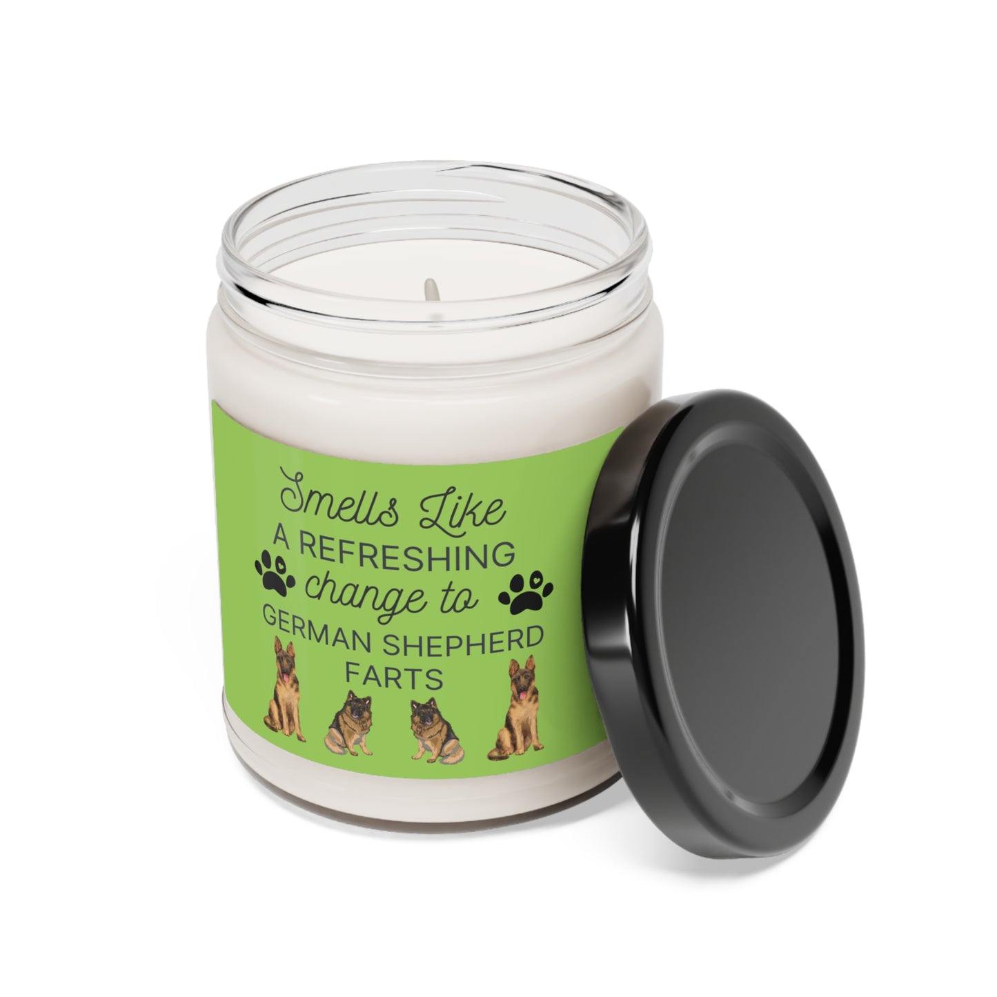 German Shepherd Candle | Funny German Shepherd Gifts | Dog Farts Candle for German Shepherd Owners | Aromatherapy Candle