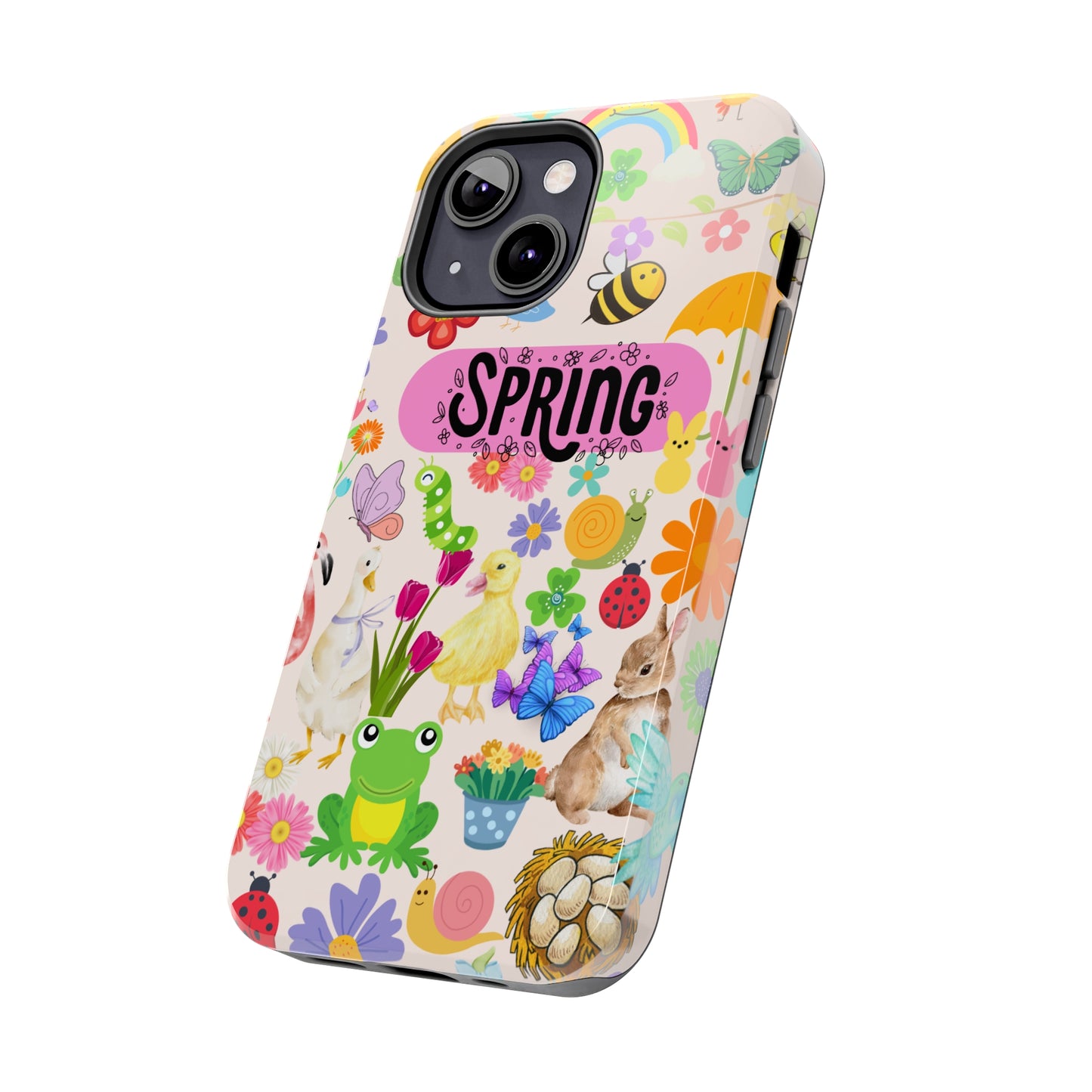 Spring Collage Phone Case, Aesthetic Spring Day Phone Case