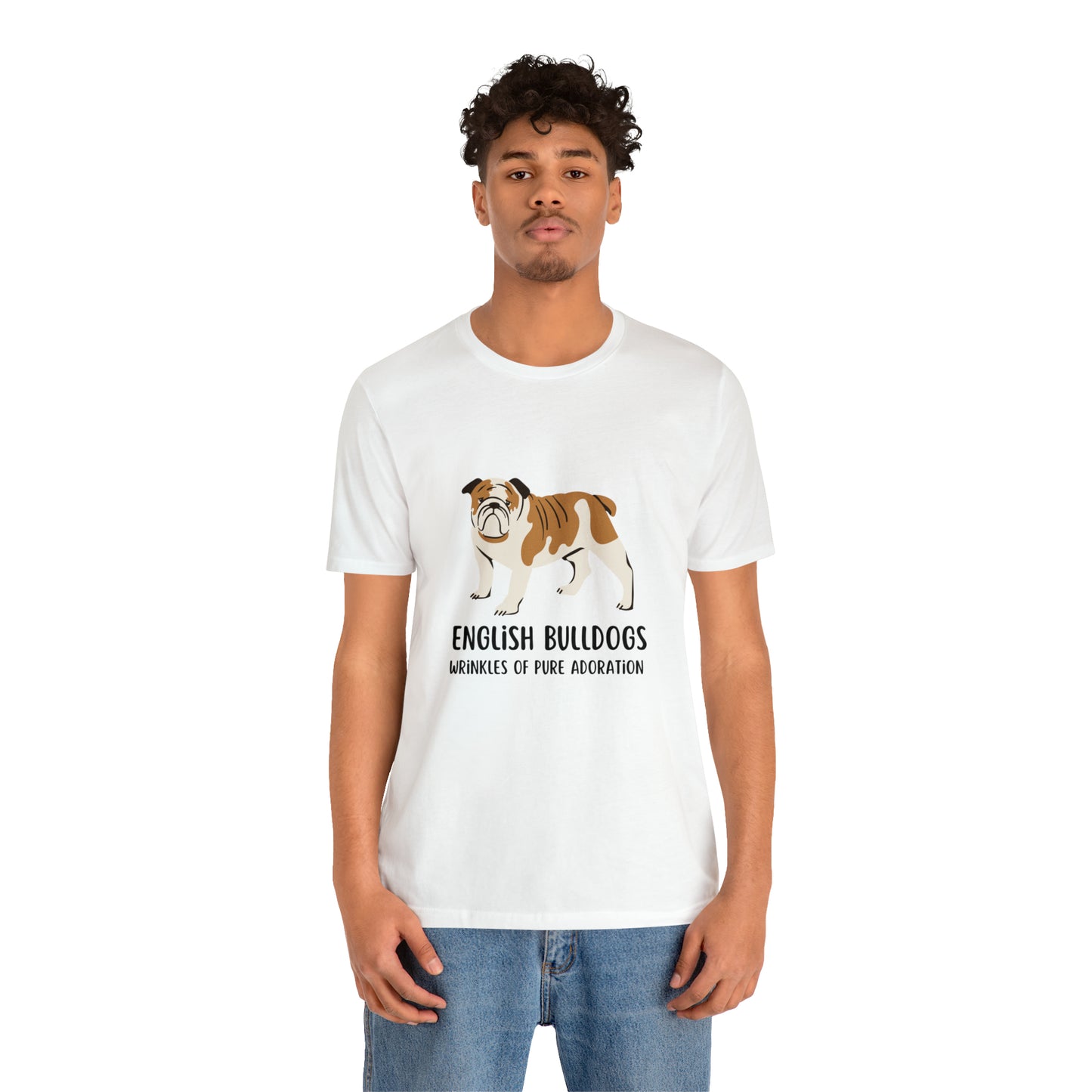 English Bulldog T-Shirt, English Bulldogs Wrinkles of Pure Adoration Shirt, British Bulldog Shirt, Dog Mom Shirt, English Bulldog Owner Gift