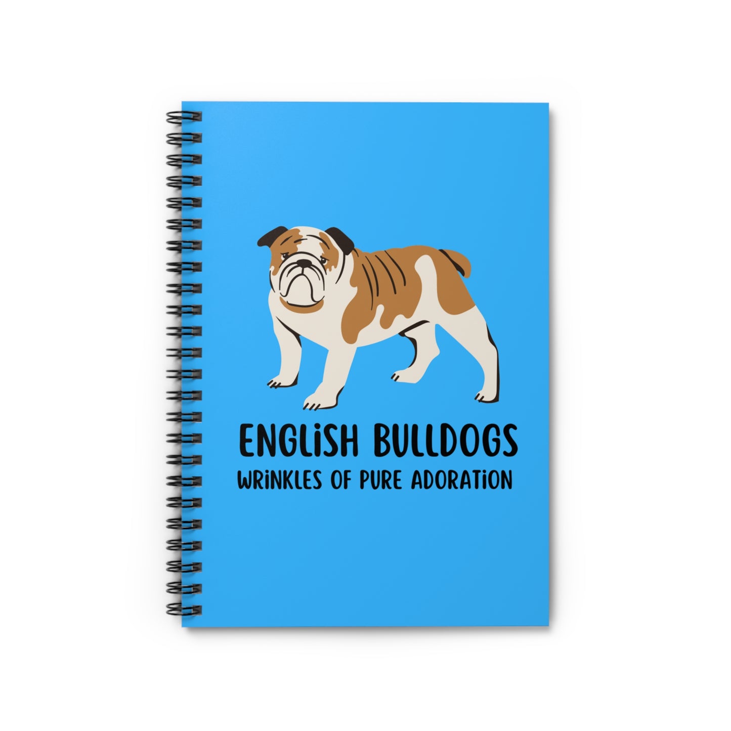 English Bulldog Notebook, English Bulldog Journal, English Bulldog Gifts, British Bulldog Notebook, English Bulldog Stationery, Dog Mom Gift