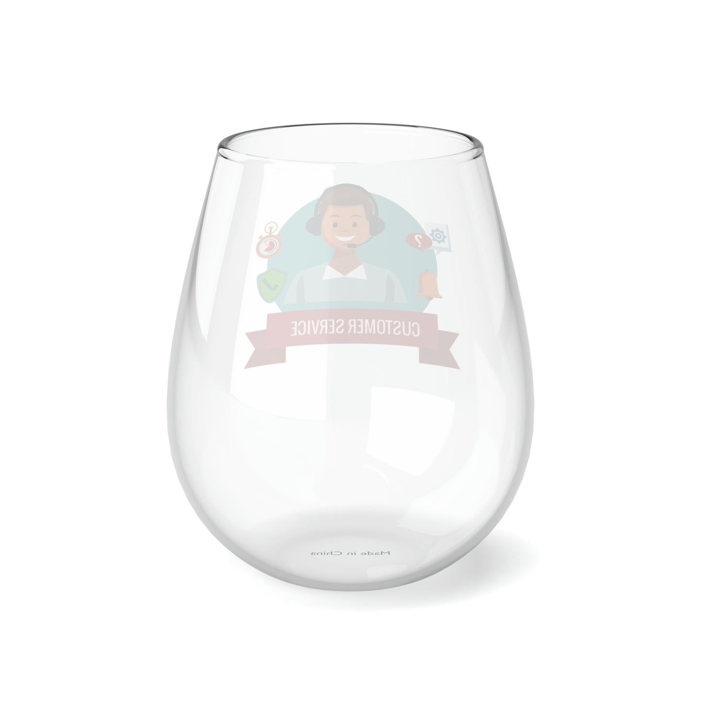 Customer Service Representative Wine Glass, Customer Service Representative Gifts, Customer Service Representative Stemless Wine Glass Gift