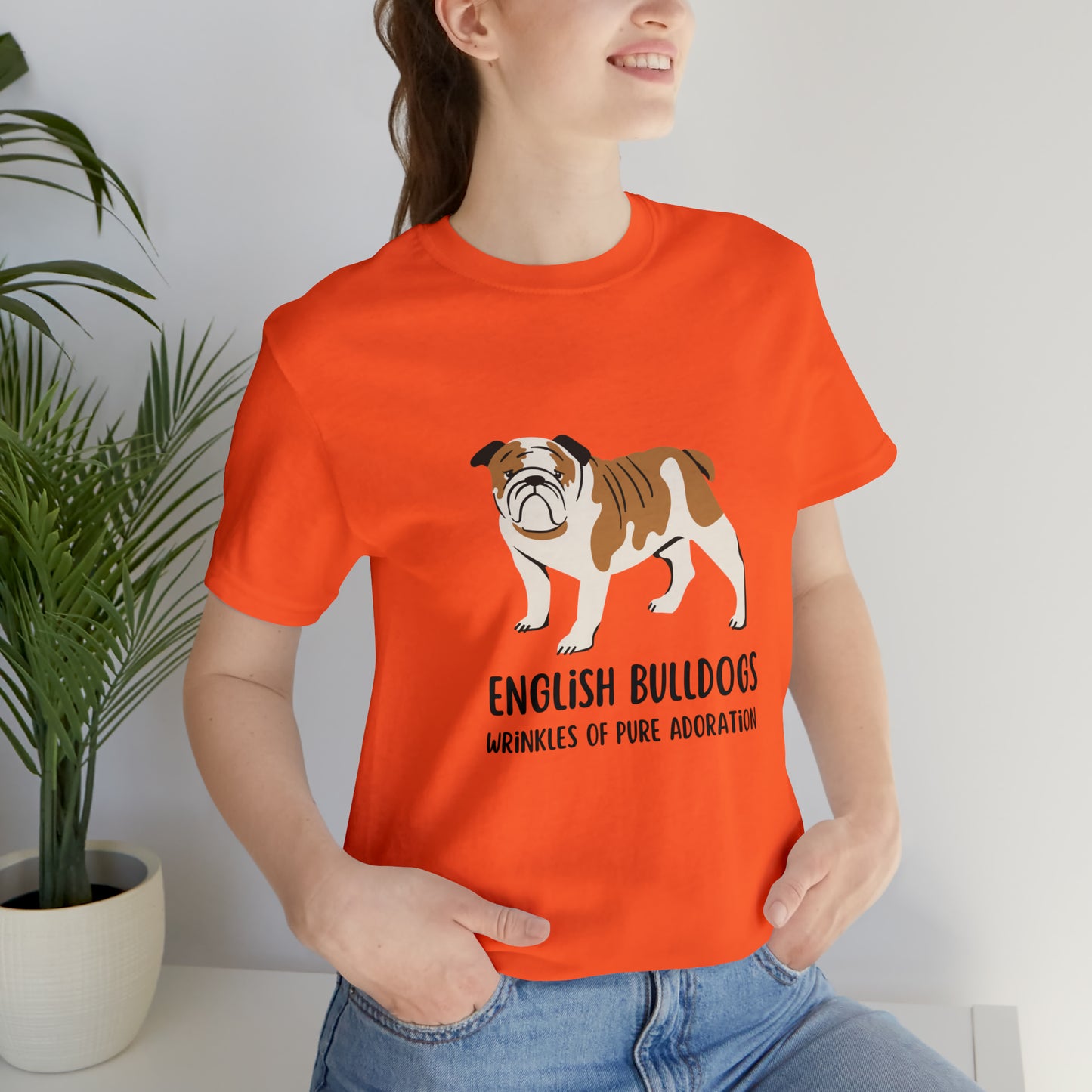 English Bulldog T-Shirt, English Bulldogs Wrinkles of Pure Adoration Shirt, British Bulldog Shirt, Dog Mom Shirt, English Bulldog Owner Gift