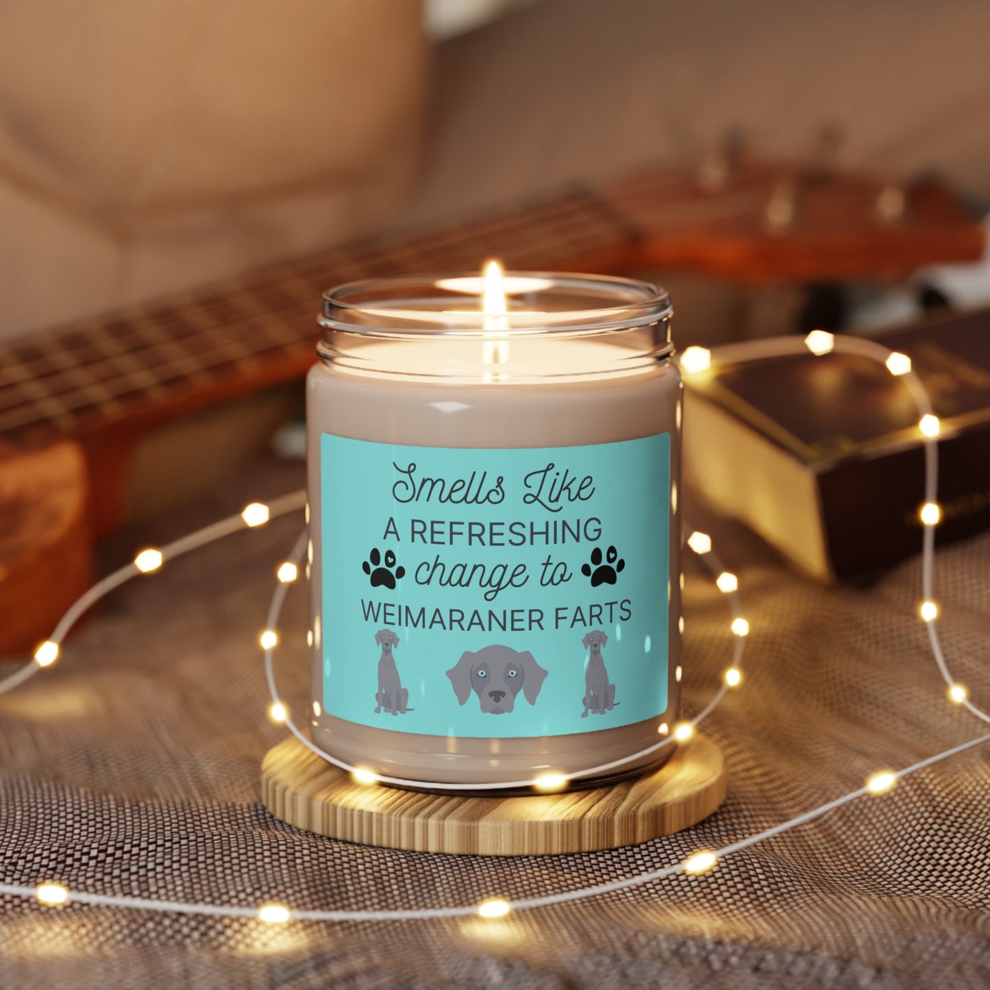 Weimaraner Gifts, Weimaraner Candle, Dog Farts Candle, Funny Candle Gift For Weimaraner Owner, Weimaraner Mom Gift, Weimaraner Dad Gift