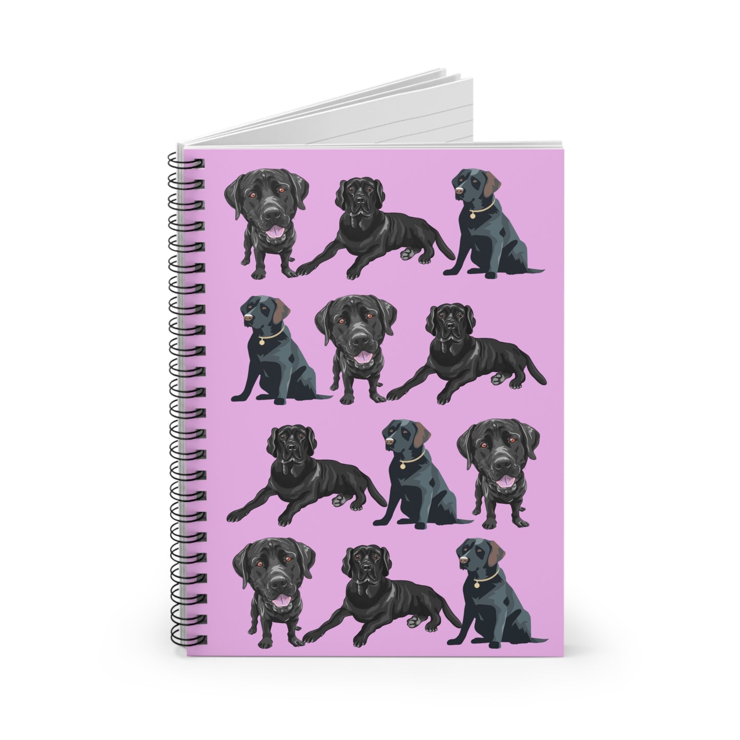 Black Lab Notebook, Black Lab Gifts, Labrador Notebook, Black Labrador Retriever Notebook, Labrador Notepad, Black Labrador Stationery