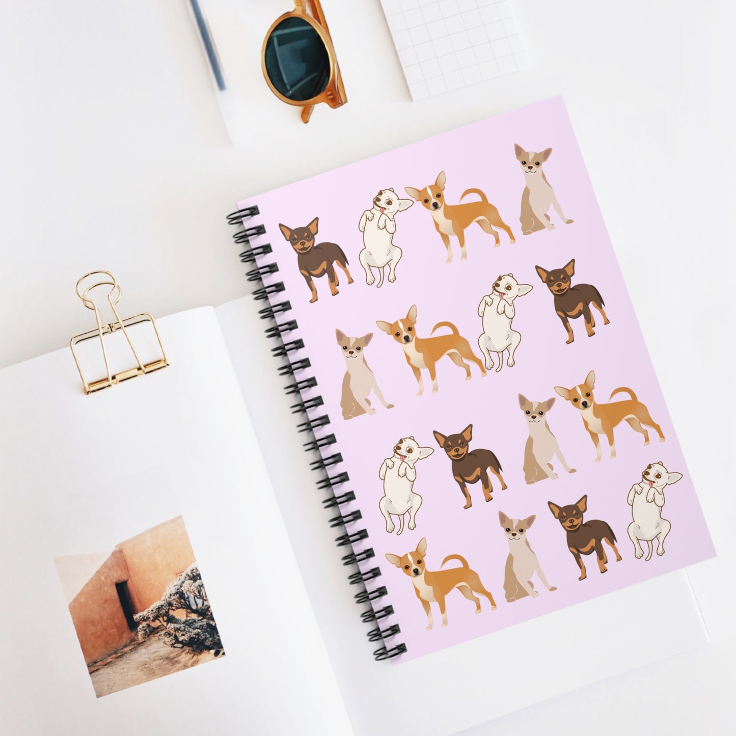 Chihuahua Notebook, Chihuahua Gifts, Chihuahua Dog Notepad, Gift For Chihuahua Mom, Gifts For Chihuahua Owner, Chihuahua Stationery Notebook