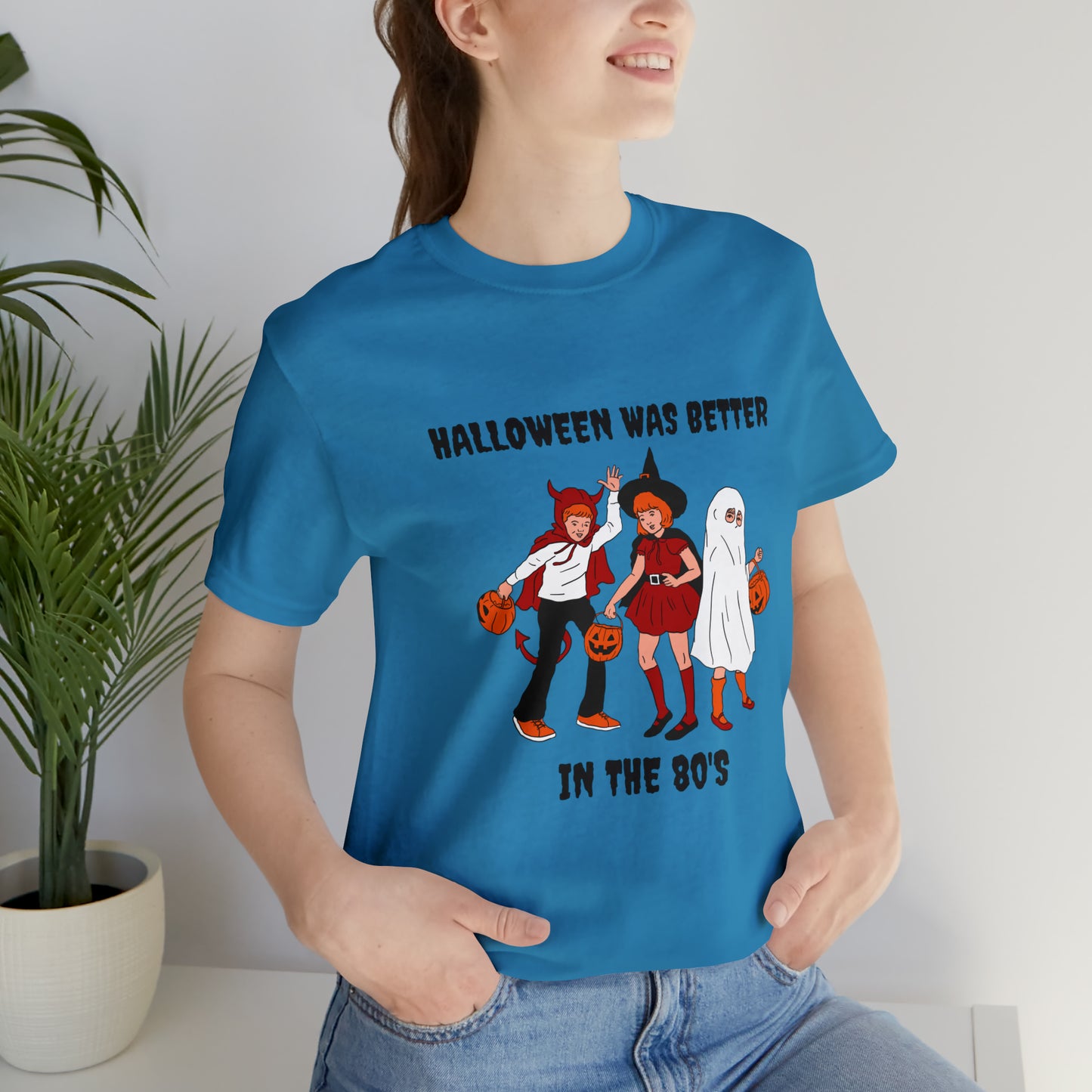 Retro 80s Halloween Shirt, Vintage Halloween T-Shirt, Fall Shirt, Retro Halloween Shirt, 80's Halloween T-Shirt, 80s Vintage Trick or Treat Shirt