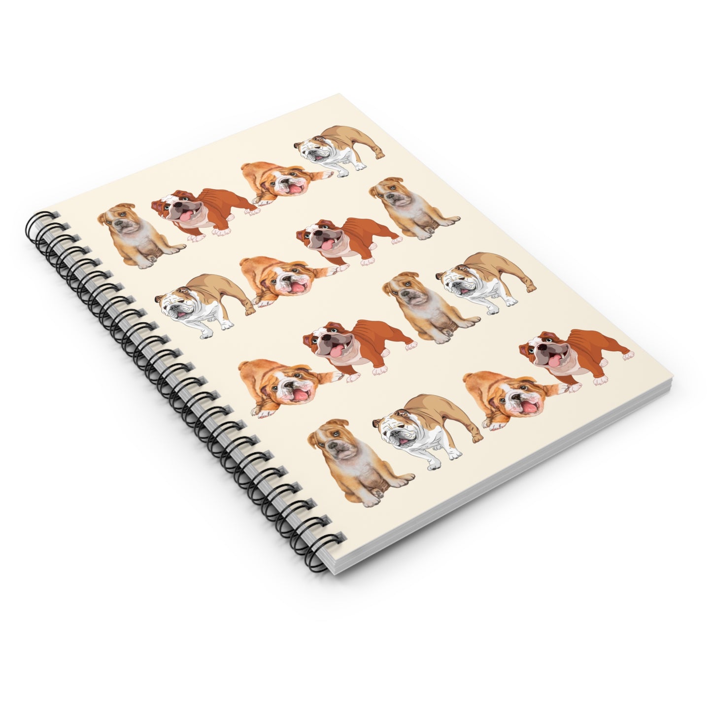 English Bulldog Notebook, English Bulldog Gifts, Dog Note Book, English Bulldog Notepad, English Bulldog Stationery, English Bulldog Mom