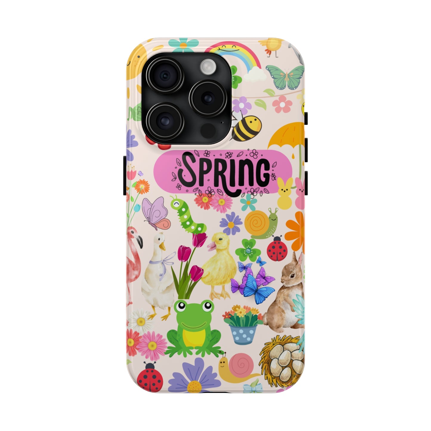 Spring Collage Phone Case, Aesthetic Spring Day Phone Case