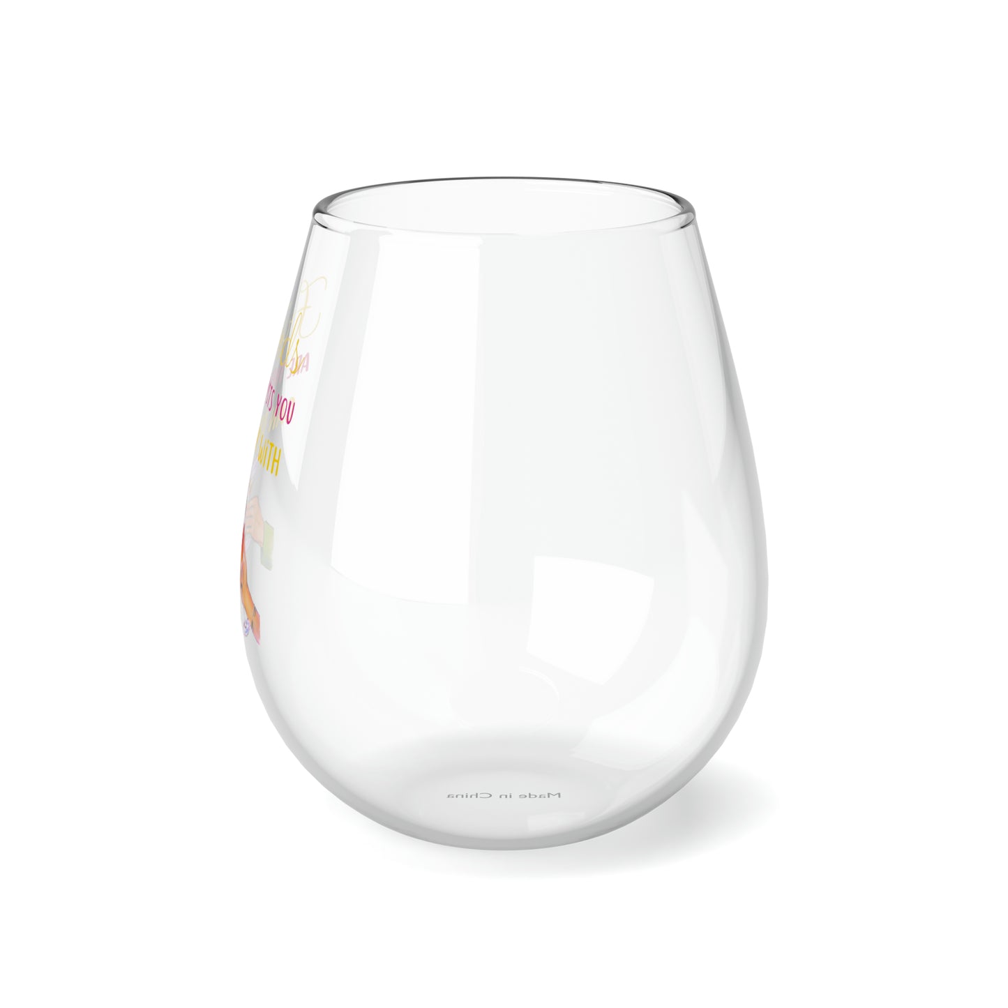 Best Friend Gift, Best Friend Wine Glass, Friends Are Therapists You Can Drink With Stemless Wine Glass, BFF Friend Birthday Gift Wine Glass