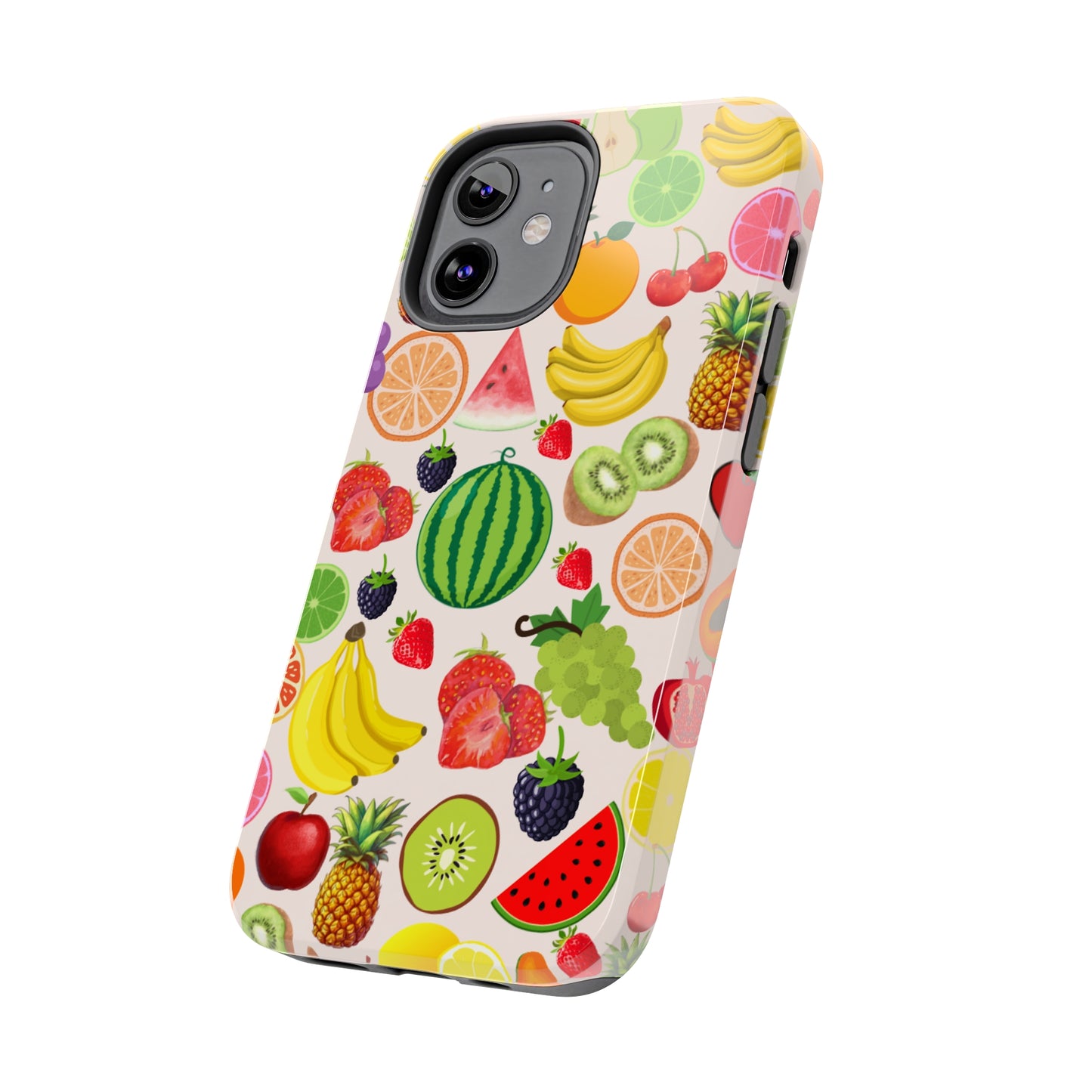 Fruit Phone Case, Fruits Collage Phone Case, Scrapbook Aesthetic Fruits Phone Case, Vegan Vegetarian, Spring Phone Case, Summer Phone Case