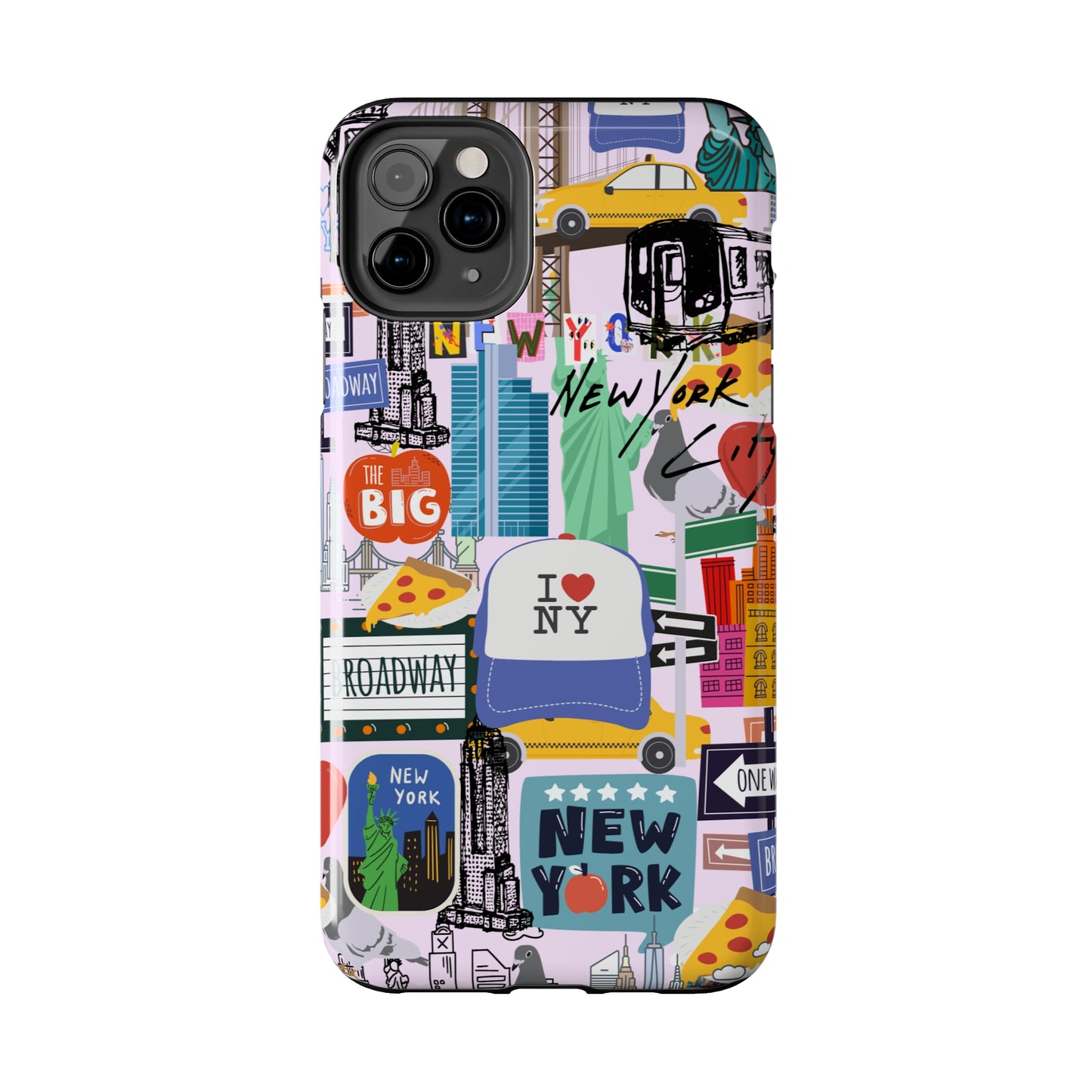 New York Phone Case, NYC Collage Phone Case, Aesthetic Manhattan Phone Case, NY Style Tough Phone Cases