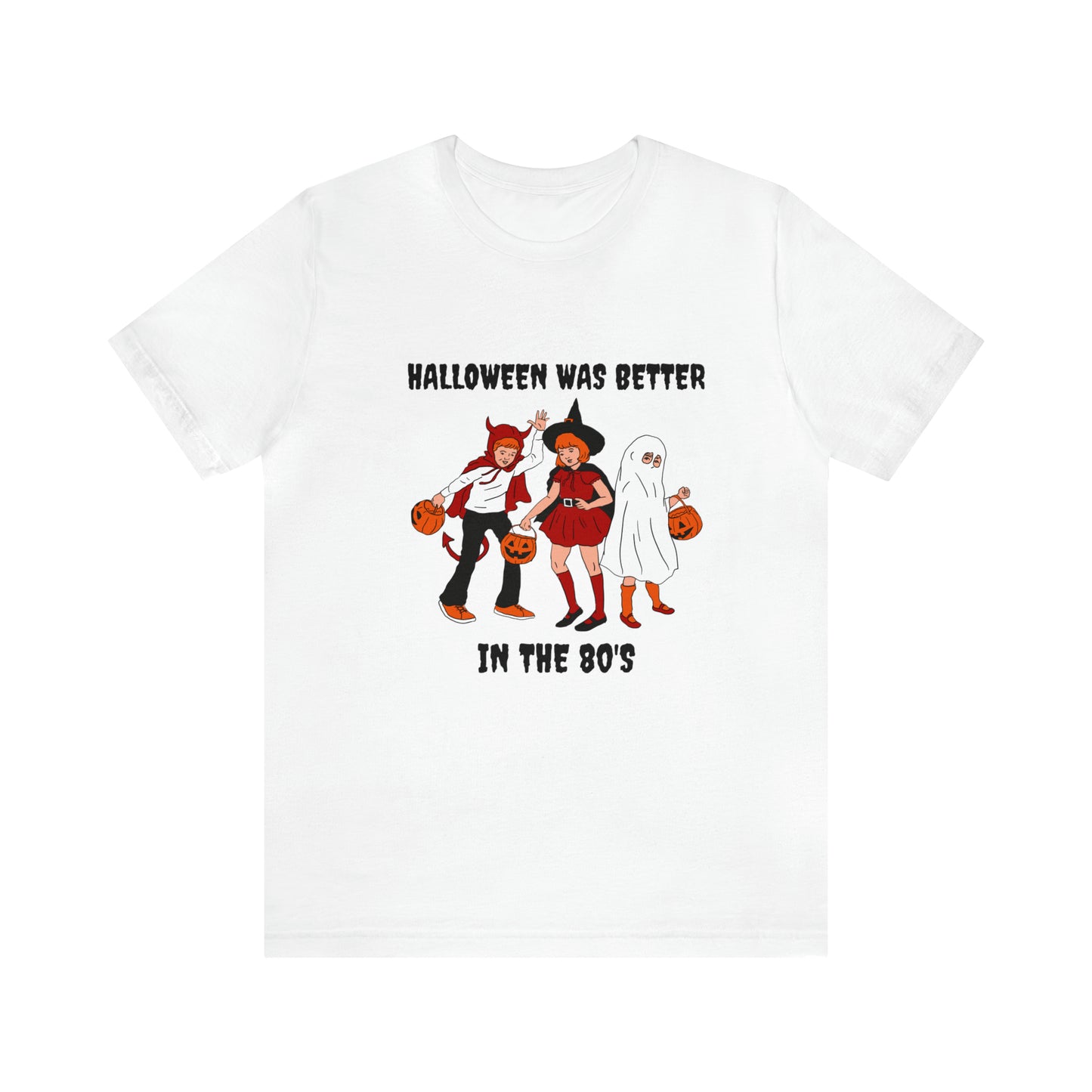 Retro 80s Halloween Shirt, Vintage Halloween T-Shirt, Fall Shirt, Retro Halloween Shirt, 80's Halloween T-Shirt, 80s Vintage Trick or Treat Shirt