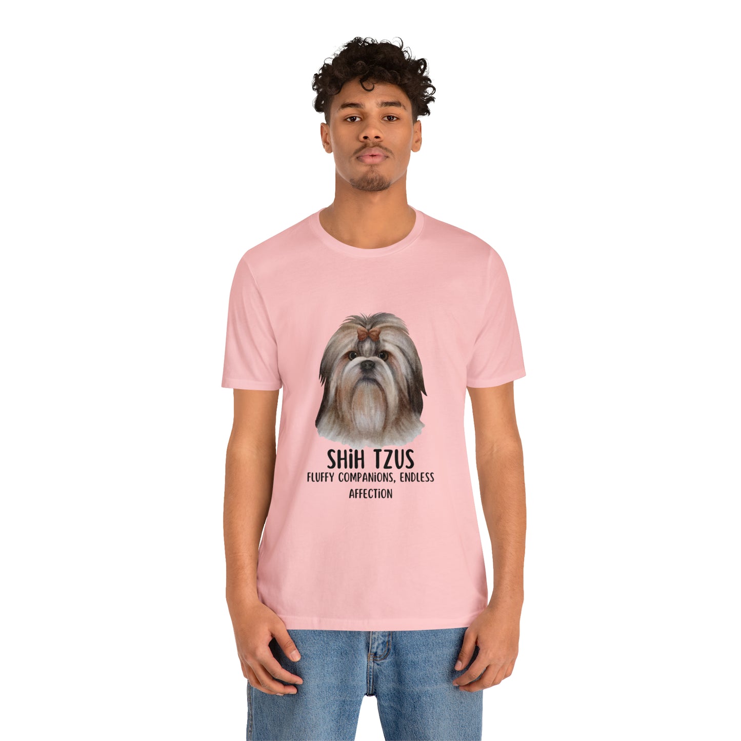 Shih Tzu T-Shirt, Shih Tzu Shirt, Dog Tee, Shih Tzus Fluffy Companions Endless Affection Shirt, Shih Tzu Owner Gift, Teacup Dog Bread