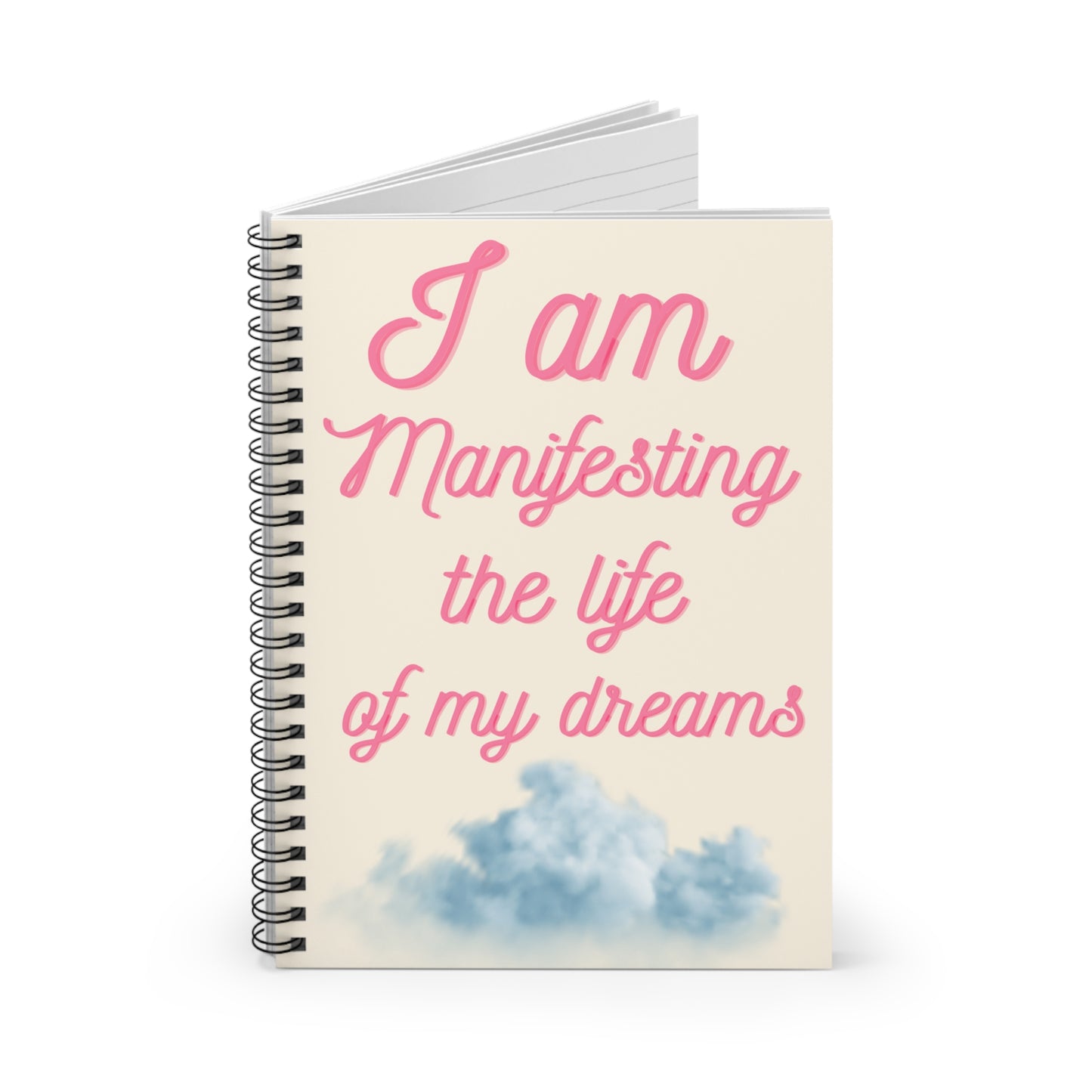 I Am Manifesting The Life Of My Dreams Notebook, Manifesting Notebook, Manifesting Journal, Meditation NoteBook, Meditation Journal Gift