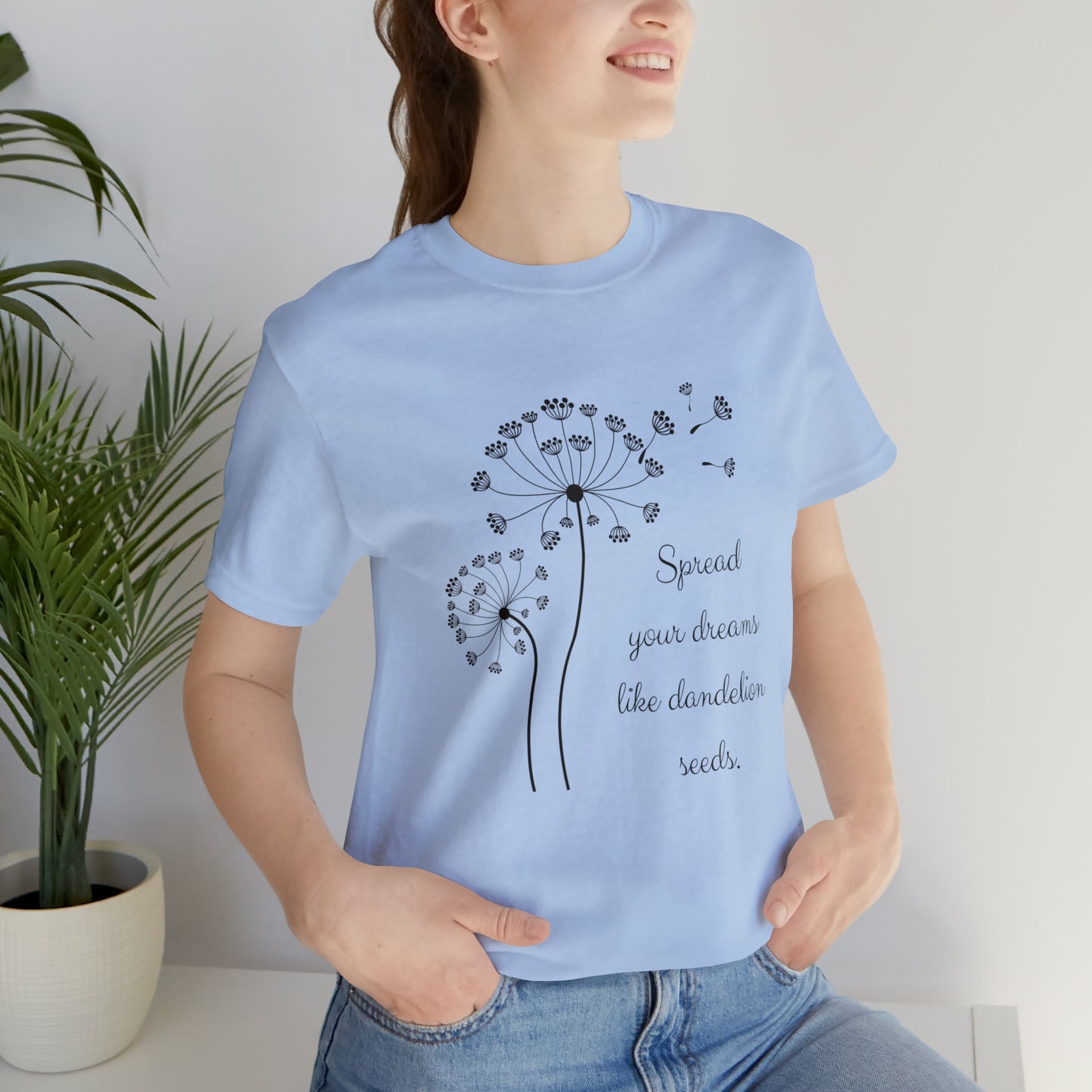 Dandelion Seeds T-Shirt, Boho Dandelion Seeds Shirt, Dandelion Shirt, Wild Flowers Shirt, Bohemian T-Shirt, Hippie Vibes Shirt, Flower Shirt