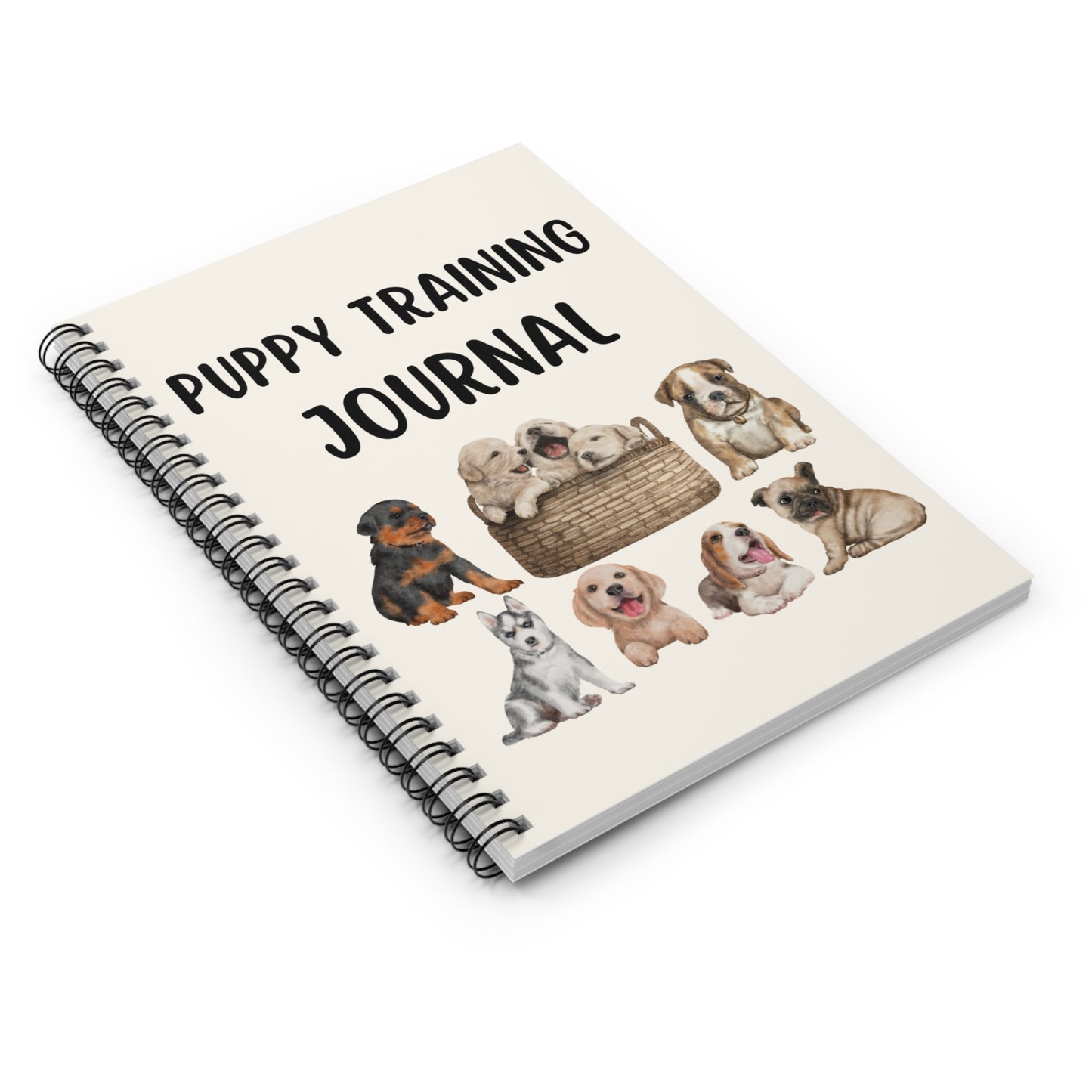 New Dog Owner Gift, Puppy Training Journal Notebook, Gift For Dog Mom, Gift For New Puppy Owner, Puppy Notebook, Puppy Journal Stationery