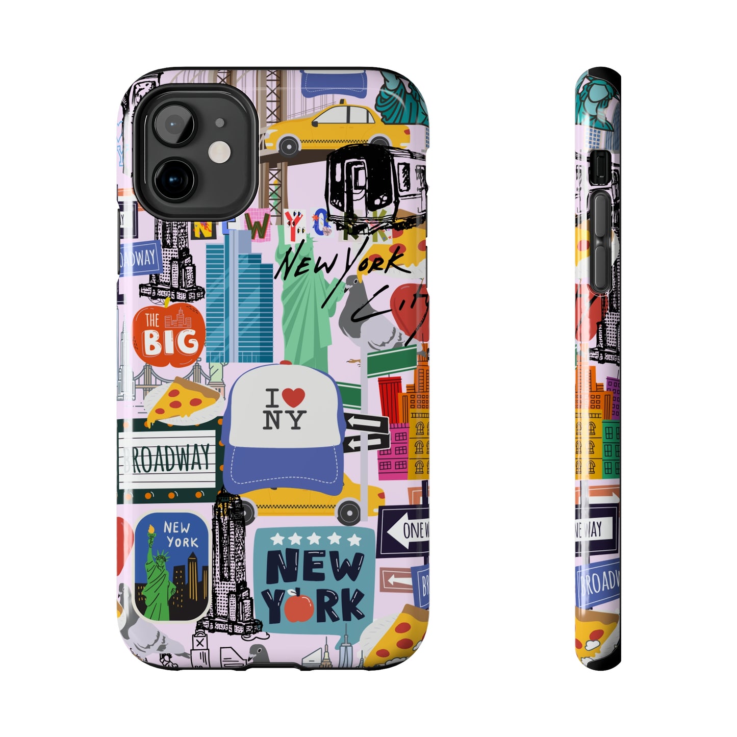 New York Phone Case, NYC Collage Phone Case, Aesthetic Manhattan Phone Case, NY Style Tough Phone Cases