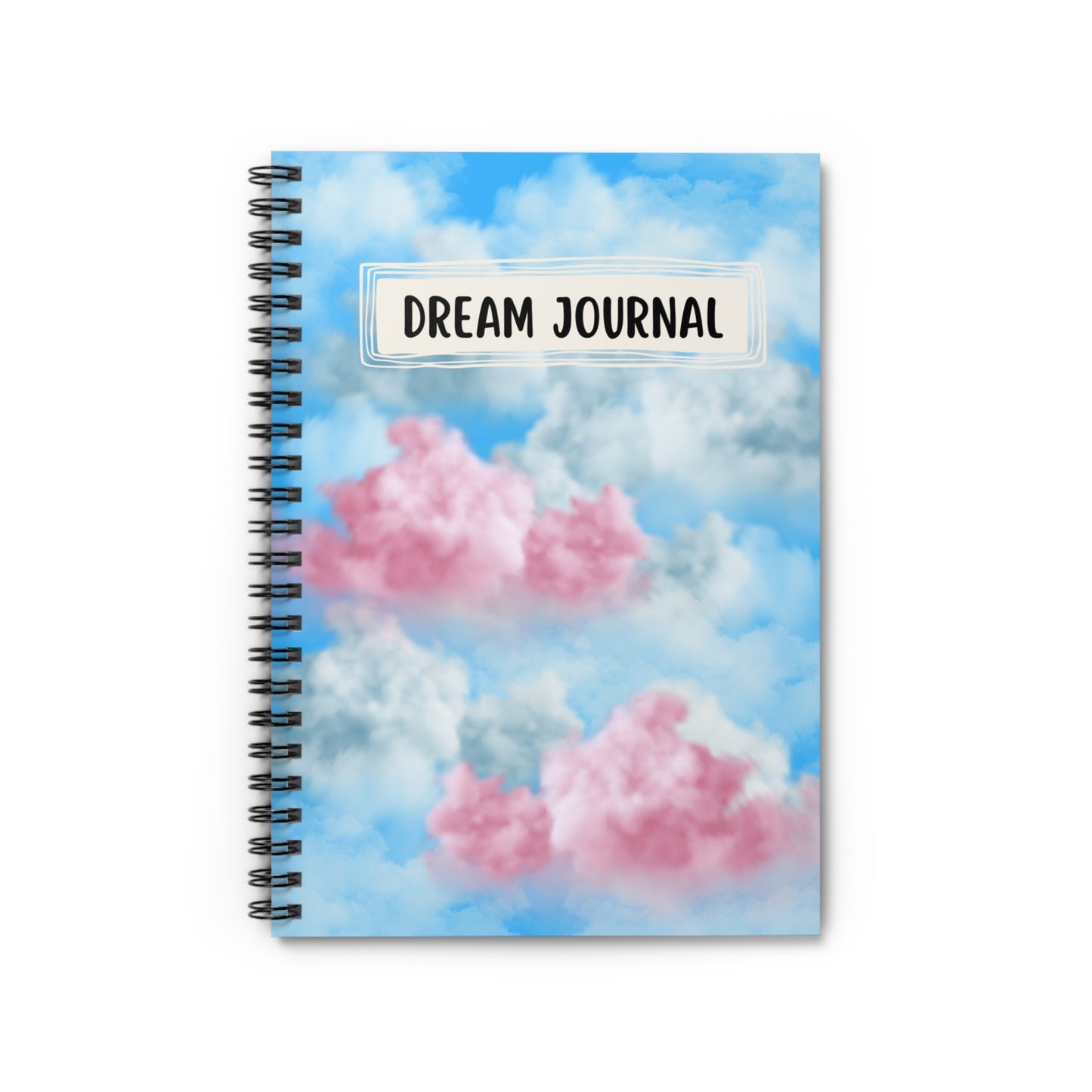 Dream Journal Notebook, Dream Diary, Write Down Your Dreams Notebook, Witchy Woman Gift, Pastel Clouds Notebook, Affirmations Notebook